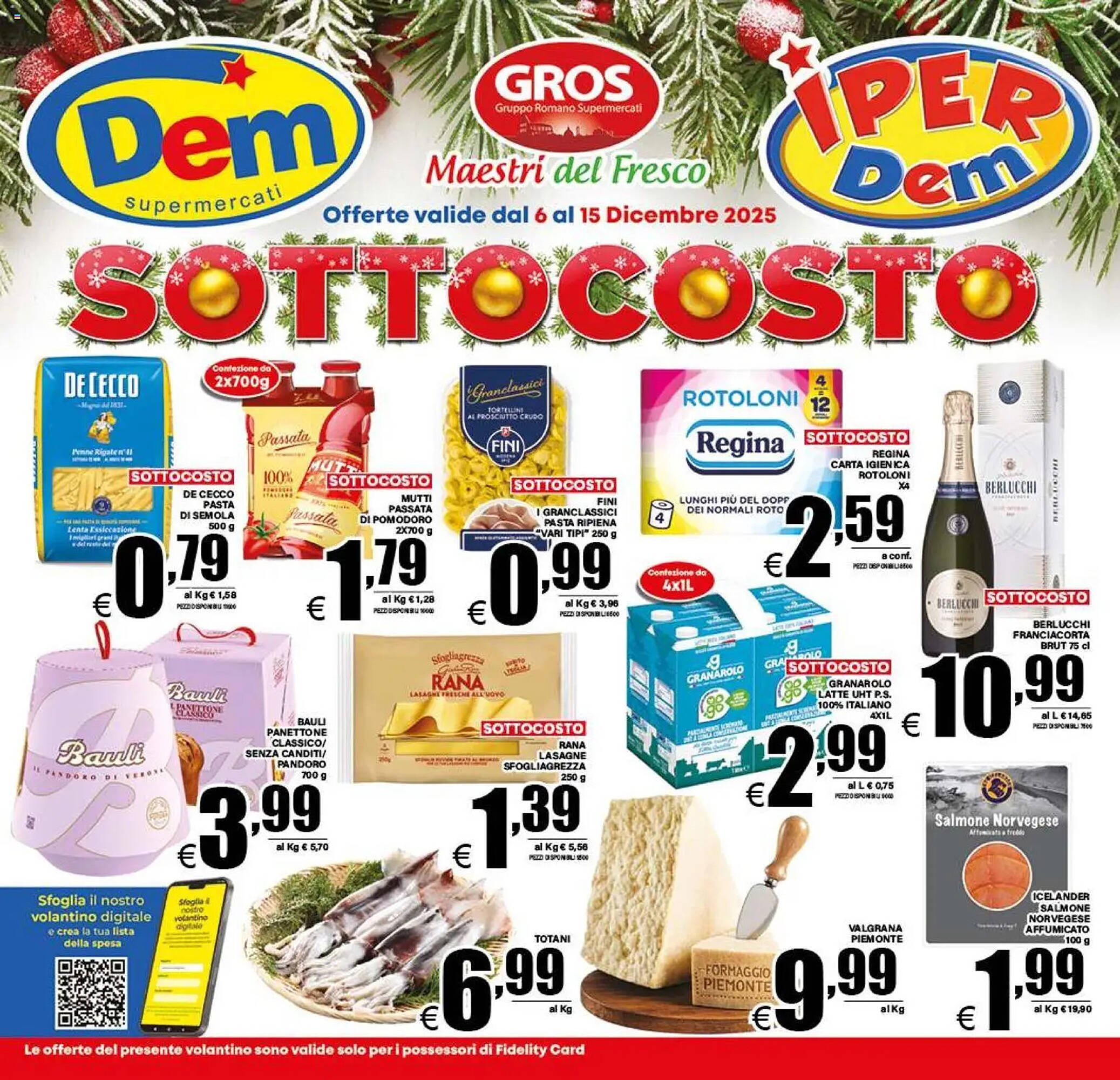 Volantino DEM (2025-12-06 - 2025-12-15)