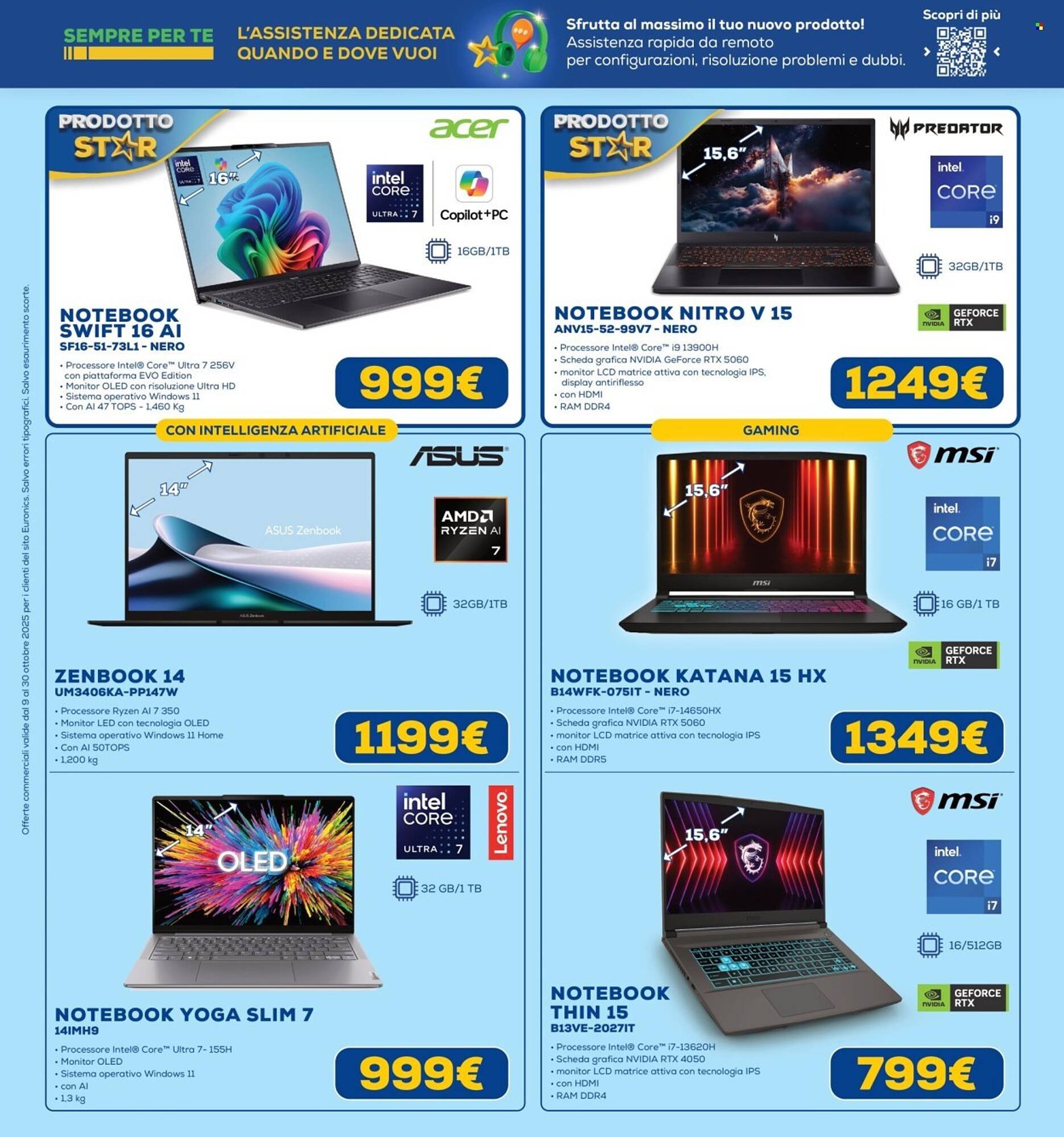 Volantino Euronics (2025-10-09 - 2025-10-30)