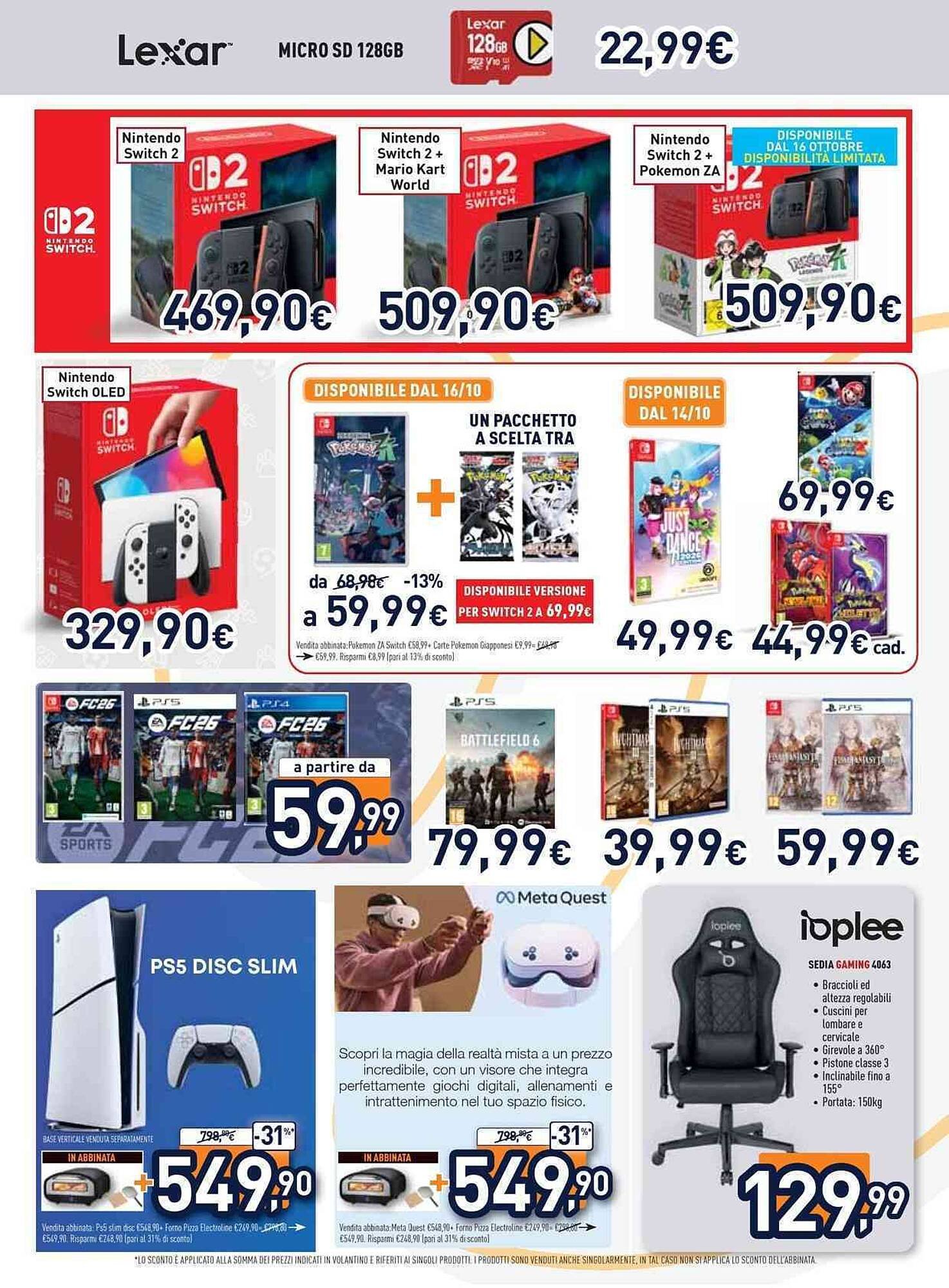 Volantino Unieuro (2025-10-13 - 2025-10-26)