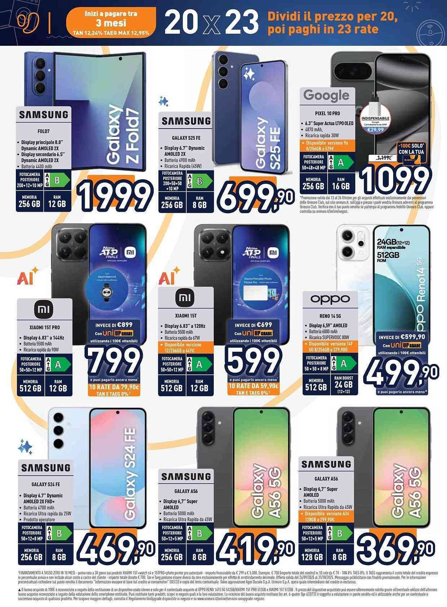 Volantino Unieuro (2025-10-13 - 2025-10-26)