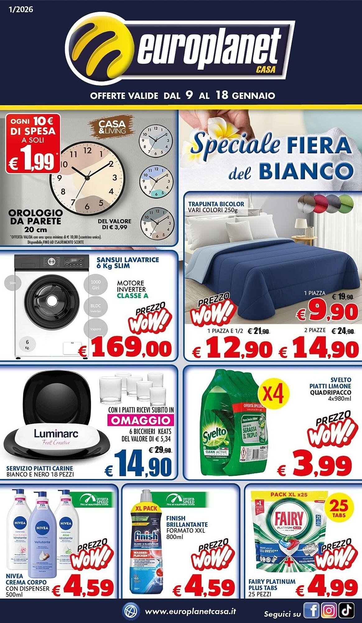 Volantino Europlanet Casa (2026-01-09 - 2026-01-18)
