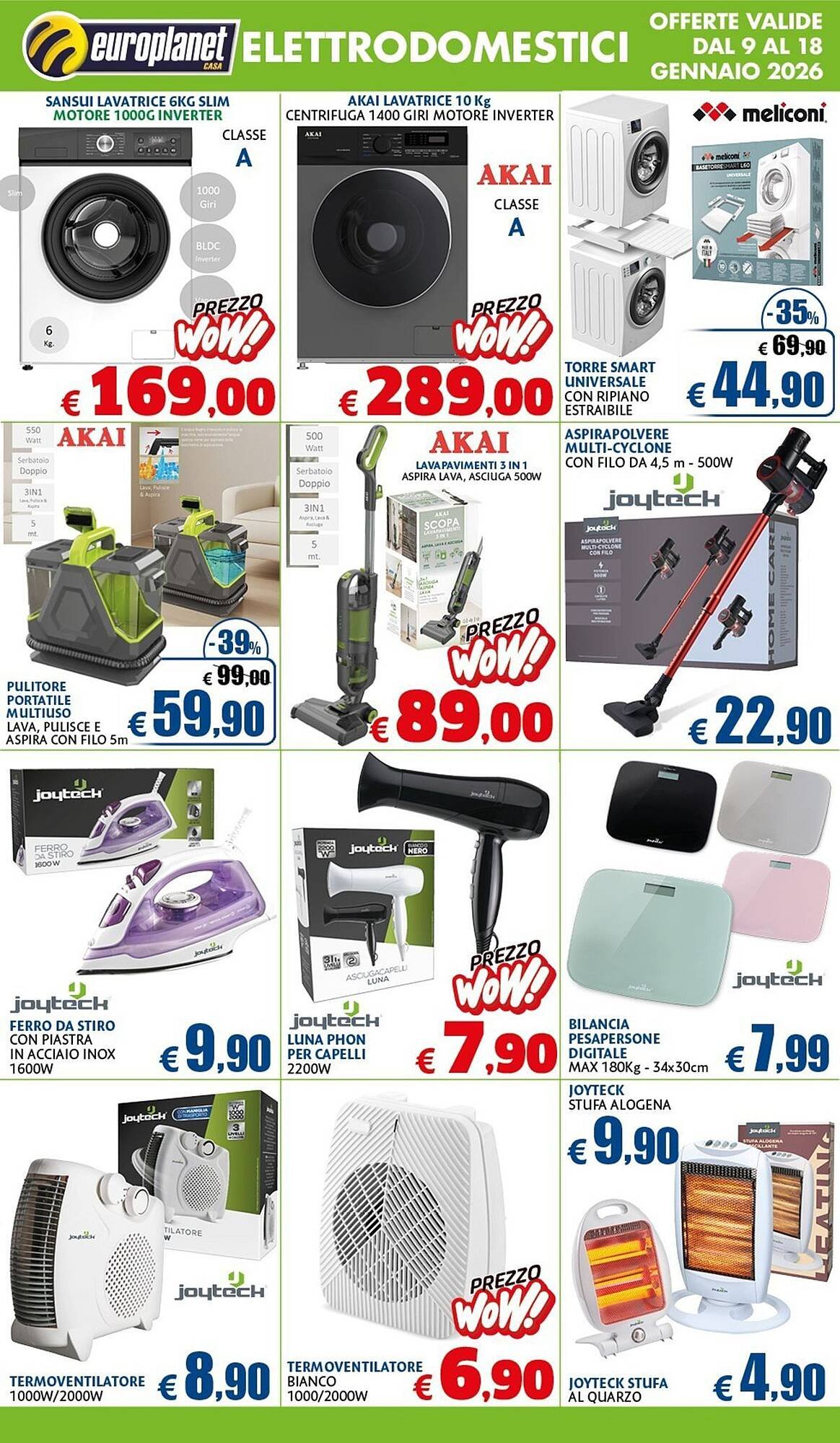 Volantino Europlanet Casa (2026-01-09 - 2026-01-18)
