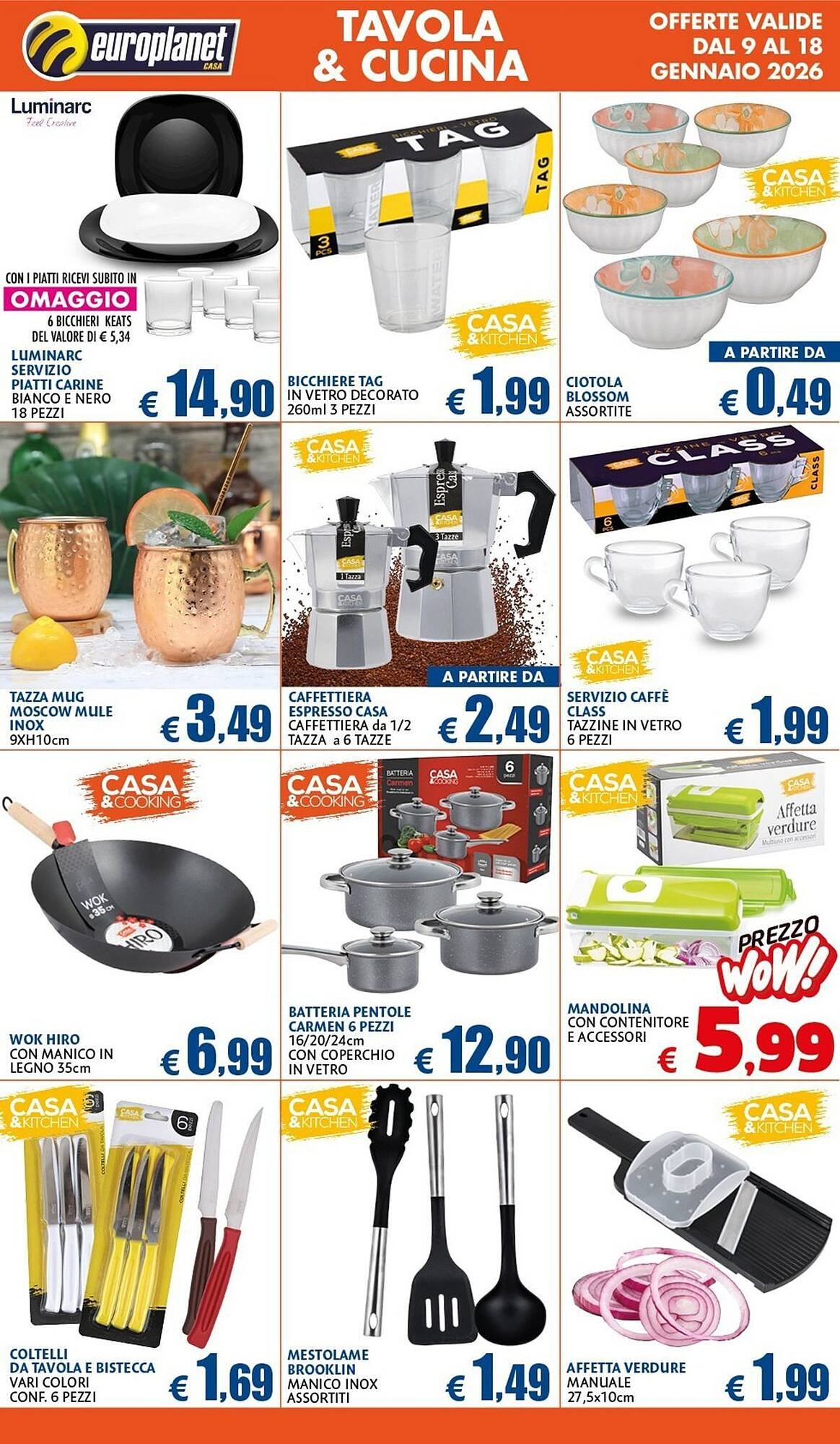 Volantino Europlanet Casa (2026-01-09 - 2026-01-18)