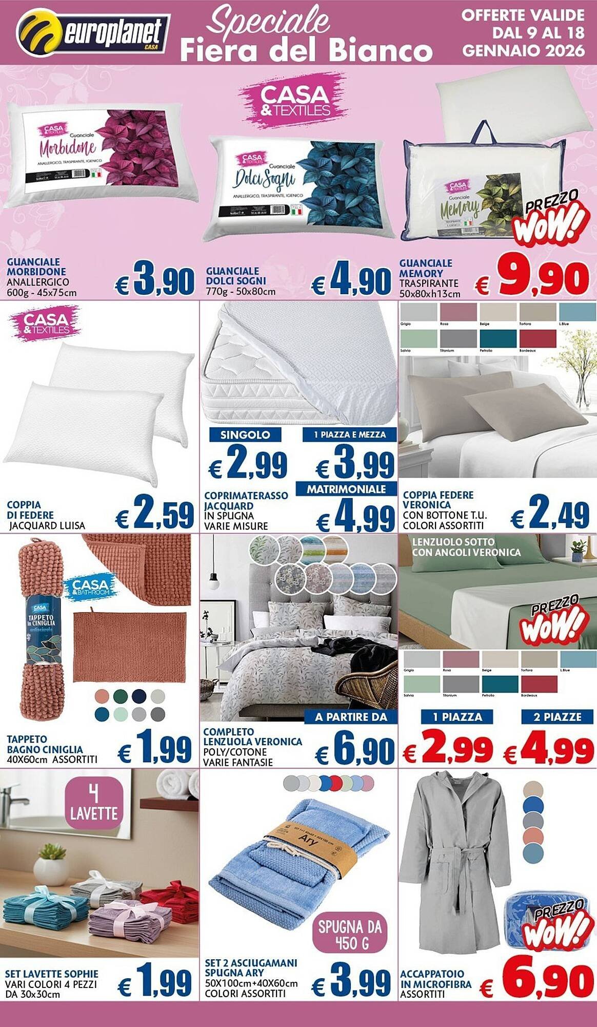 Volantino Europlanet Casa (2026-01-09 - 2026-01-18)