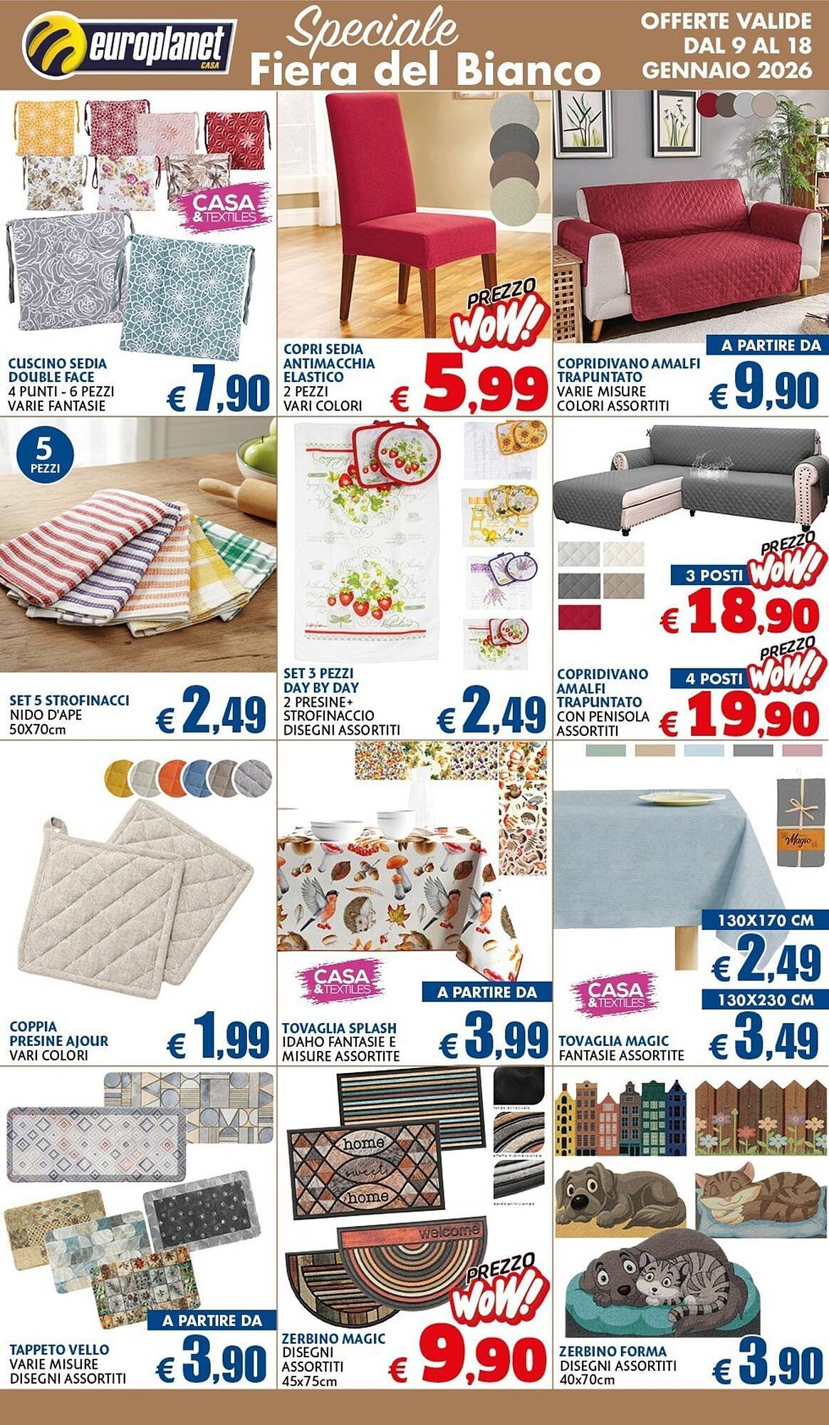 Volantino Europlanet Casa (2026-01-09 - 2026-01-18)