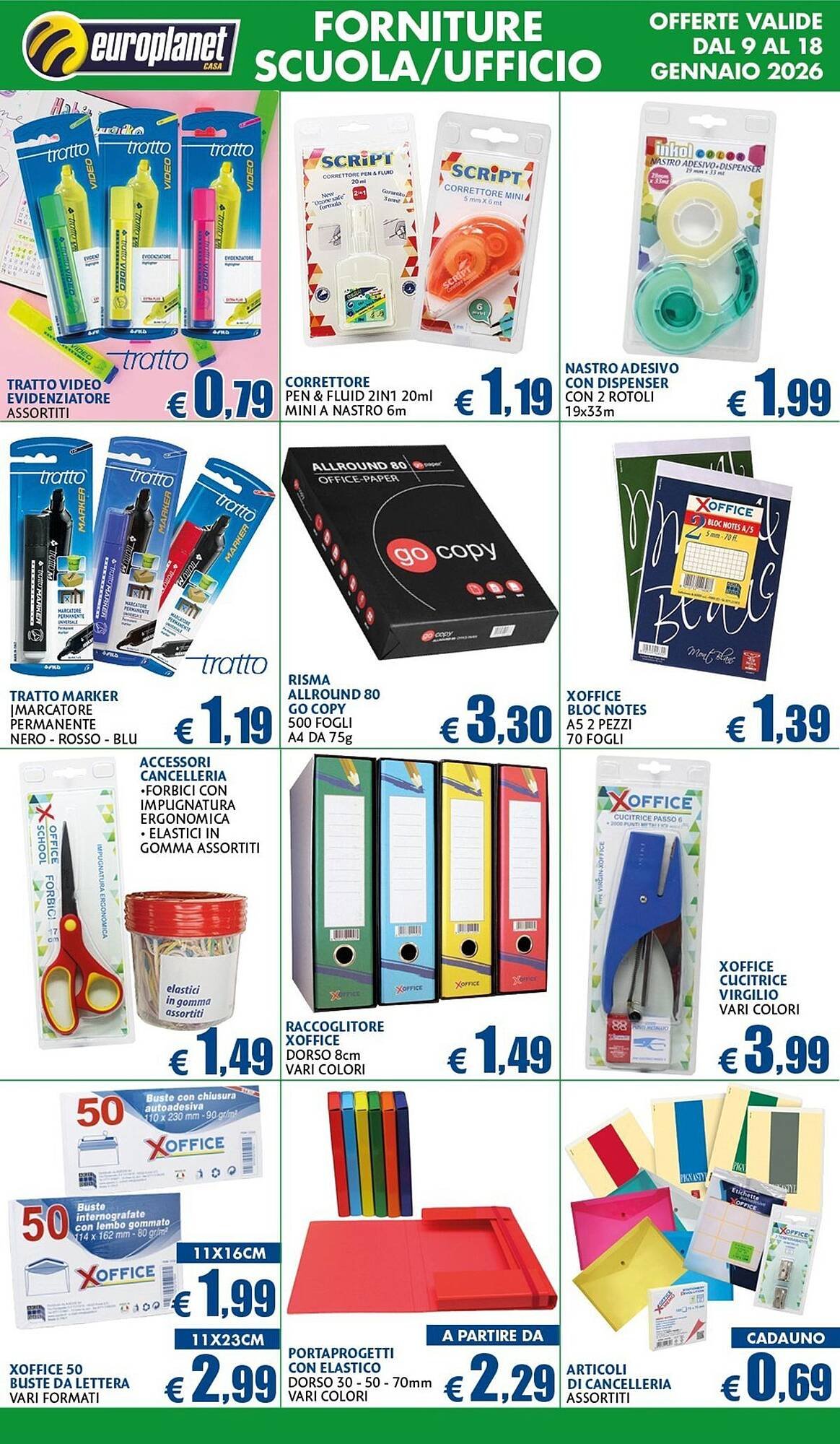 Volantino Europlanet Casa (2026-01-09 - 2026-01-18)