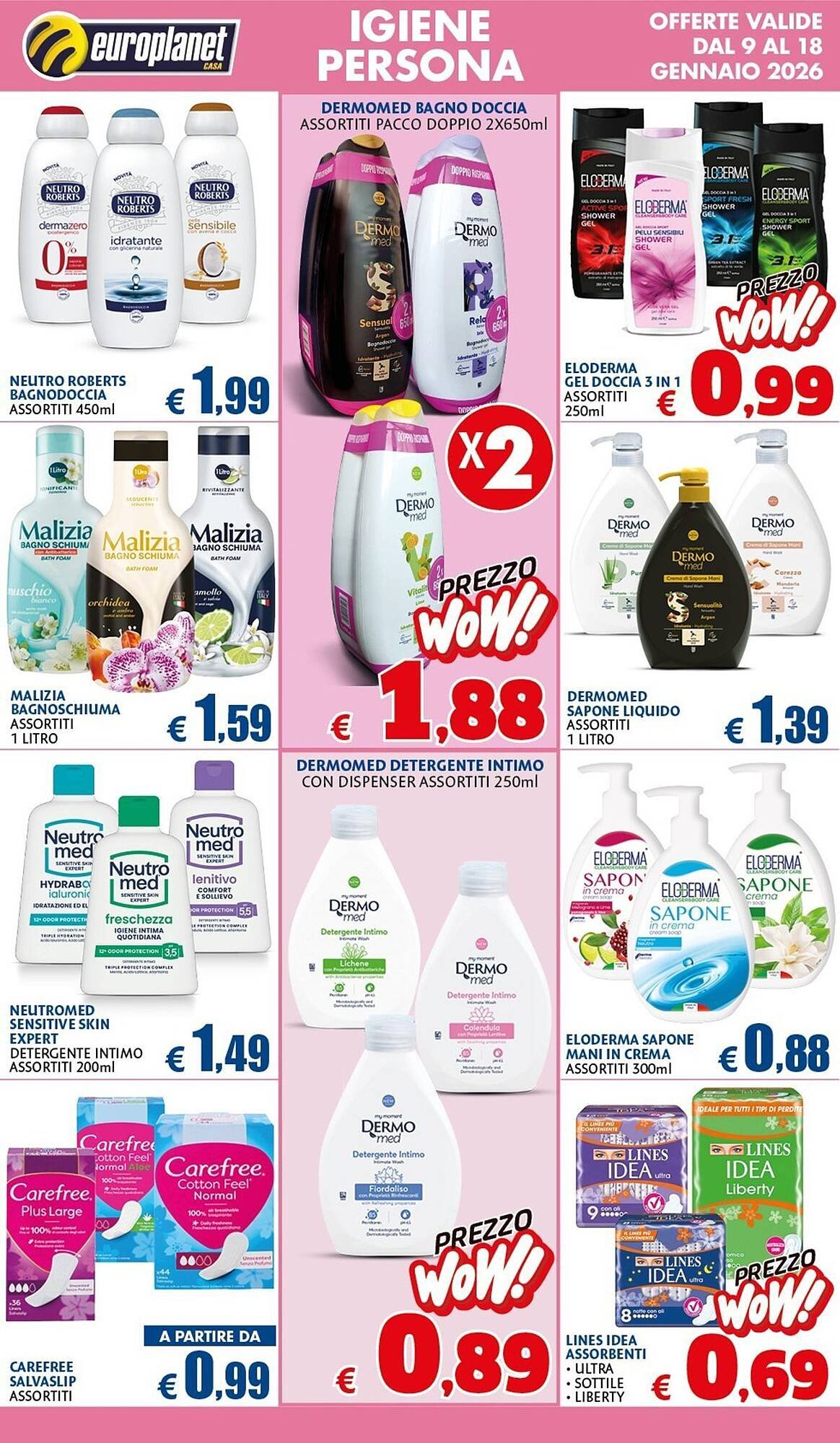 Volantino Europlanet Casa (2026-01-09 - 2026-01-18)