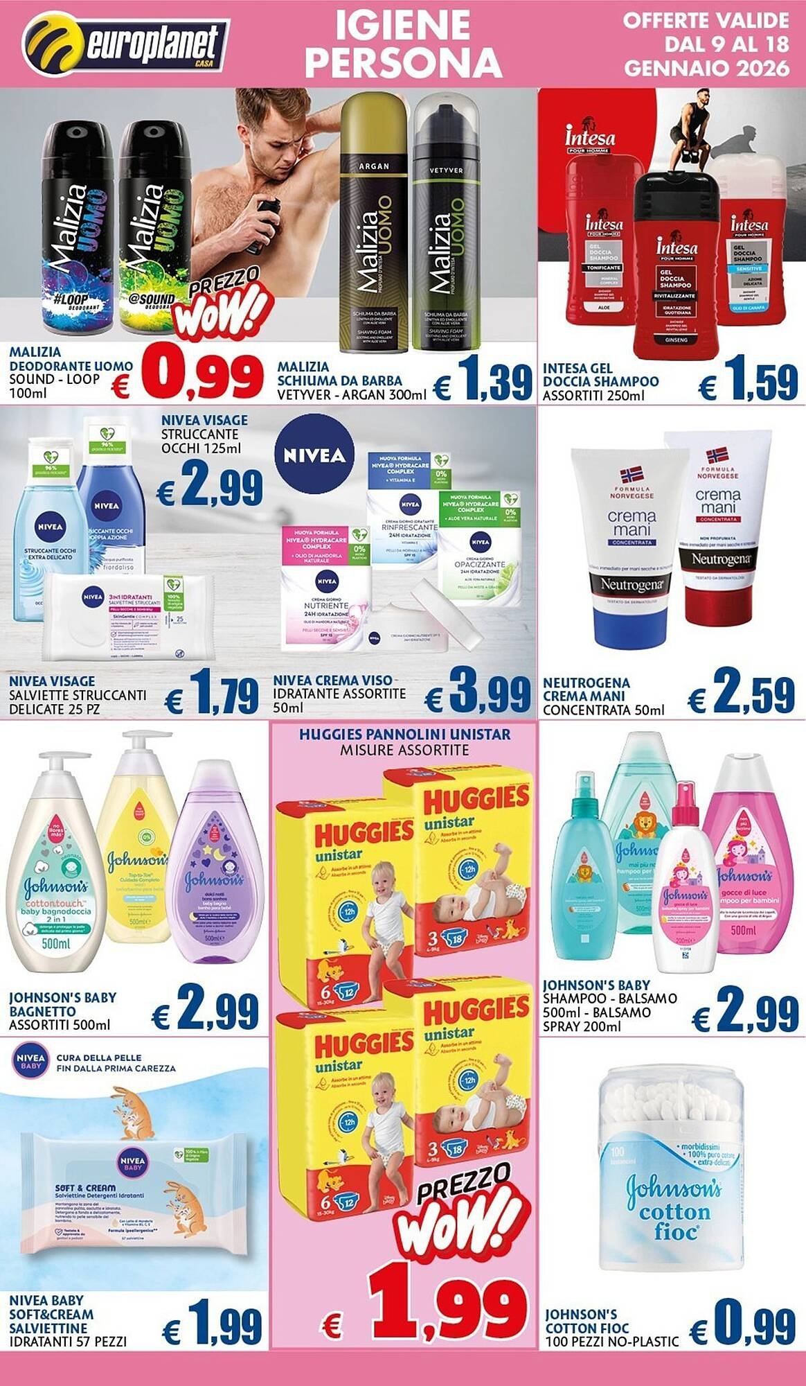 Volantino Europlanet Casa (2026-01-09 - 2026-01-18)