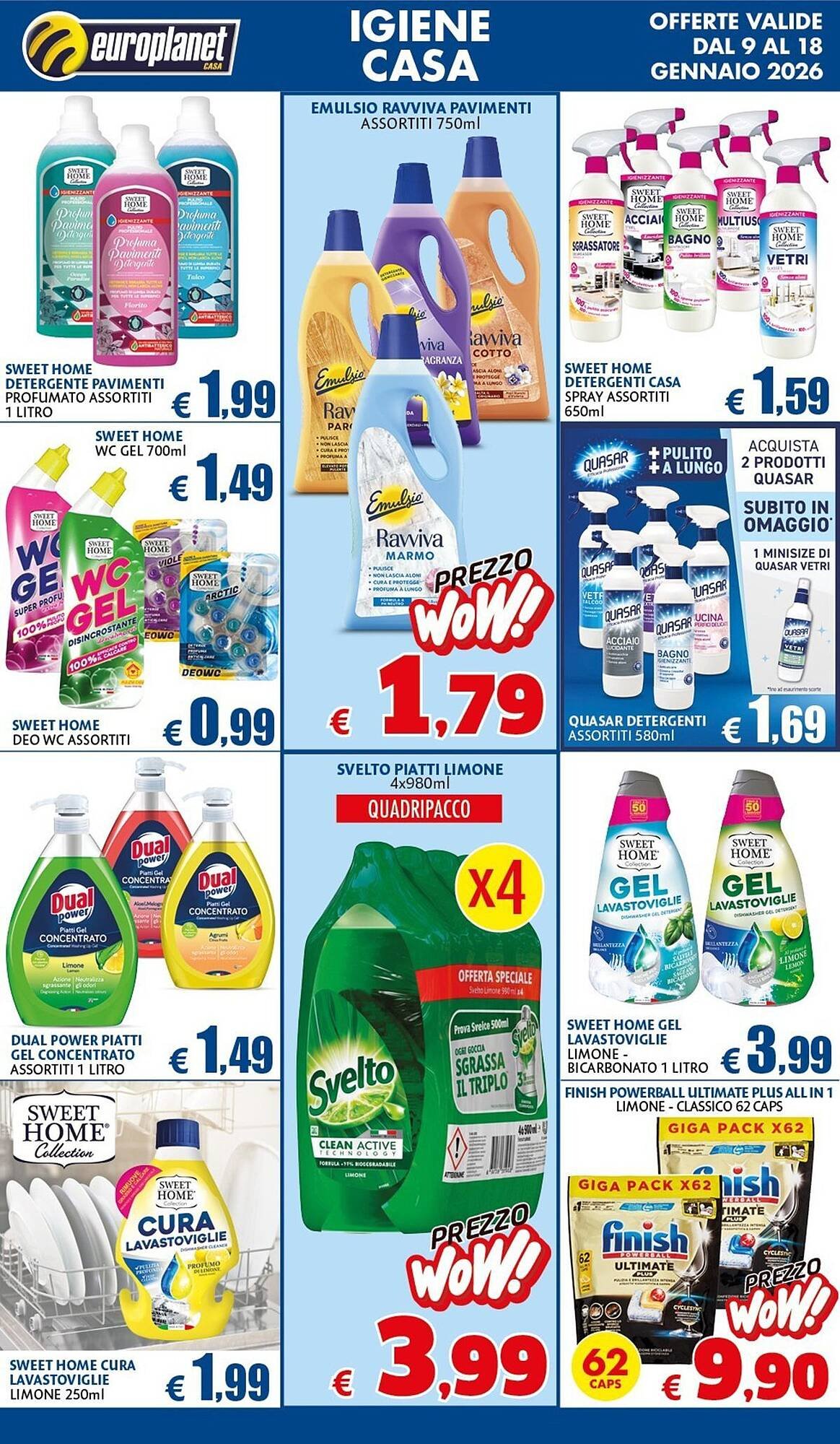 Volantino Europlanet Casa (2026-01-09 - 2026-01-18)