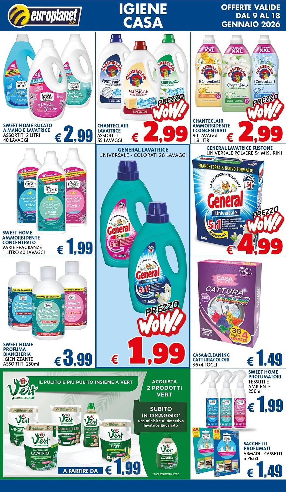 Volantino Europlanet Casa (2026-01-09 - 2026-01-18)