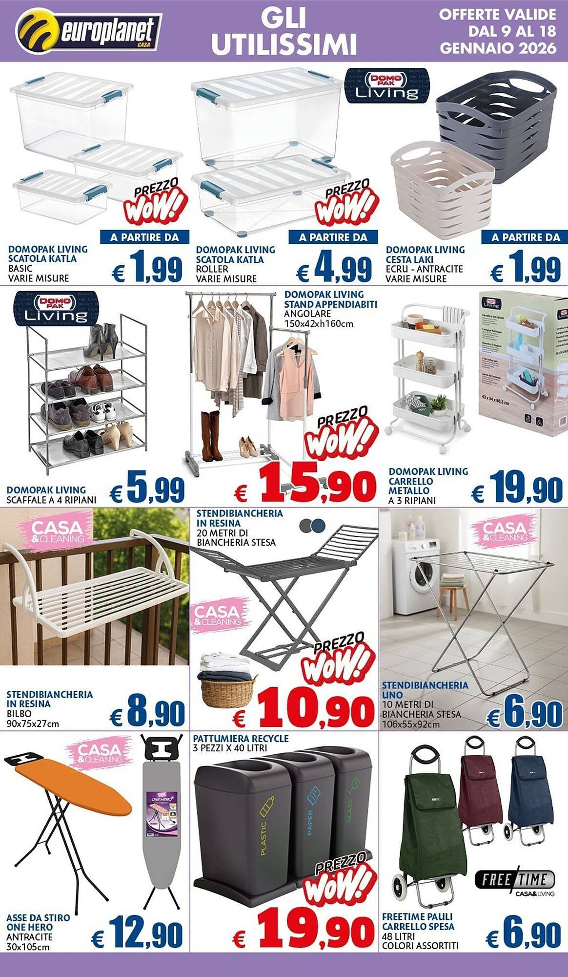 Volantino Europlanet Casa (2026-01-09 - 2026-01-18)