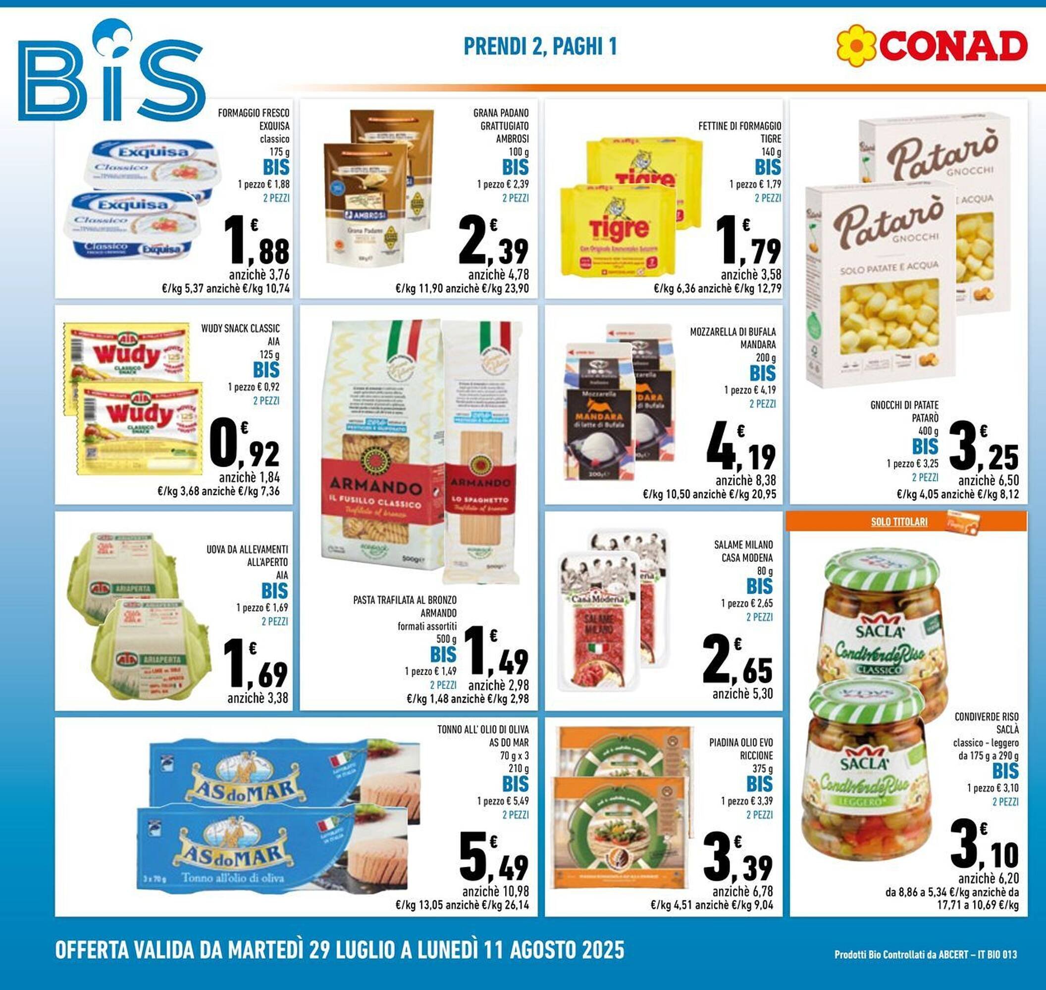 Volantino Conad (2025-07-29 - 2025-08-11)