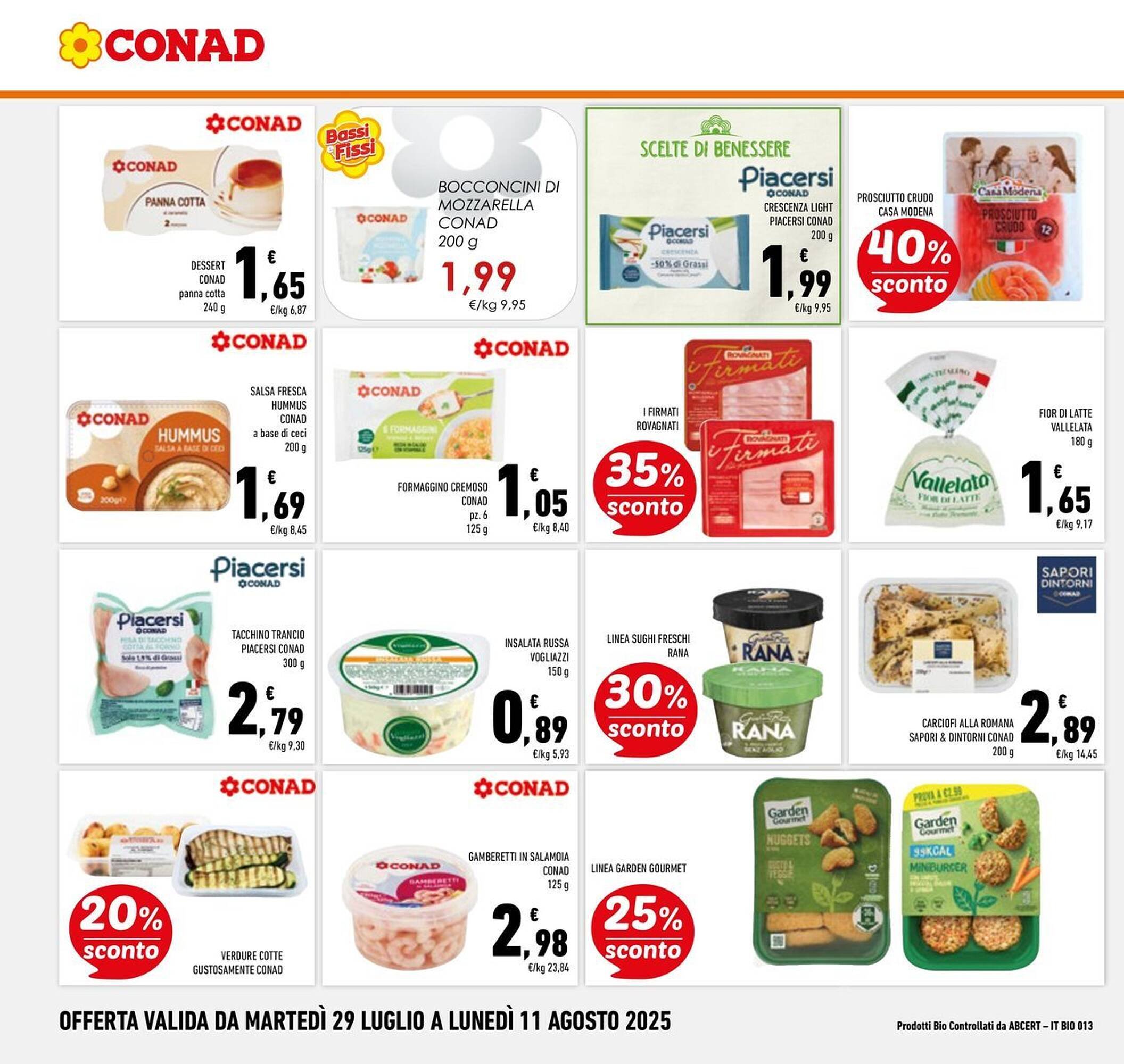 Volantino Conad (2025-07-29 - 2025-08-11)