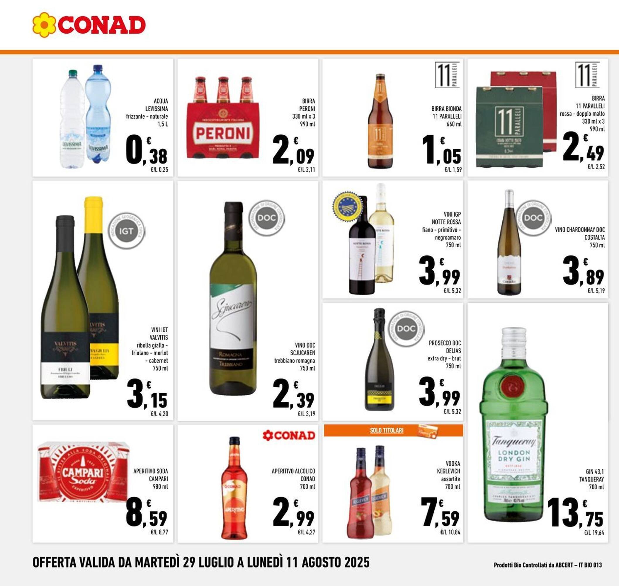 Volantino Conad (2025-07-29 - 2025-08-11)
