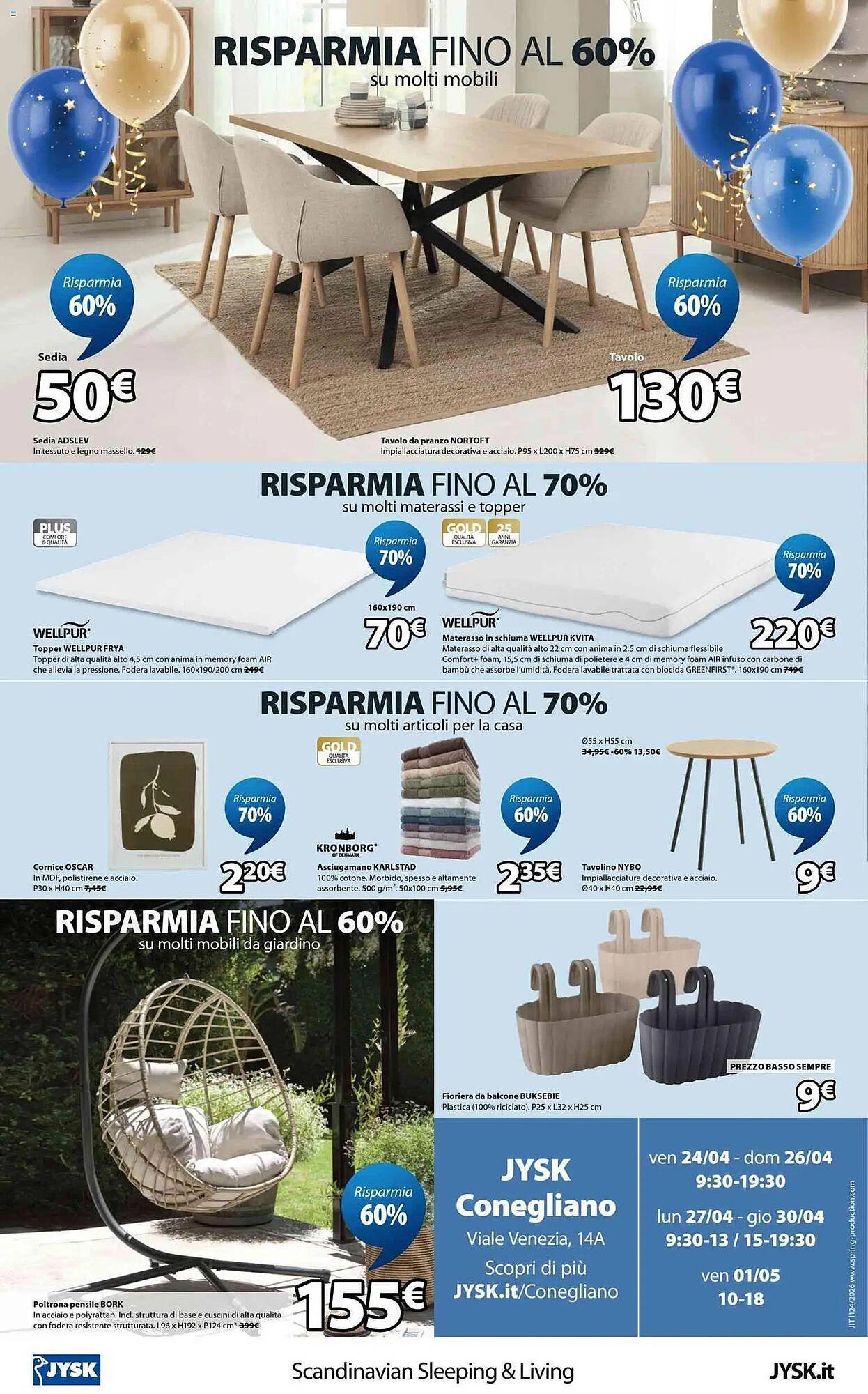 Volantino JYSK (2026-04-24 - 2026-05-01)