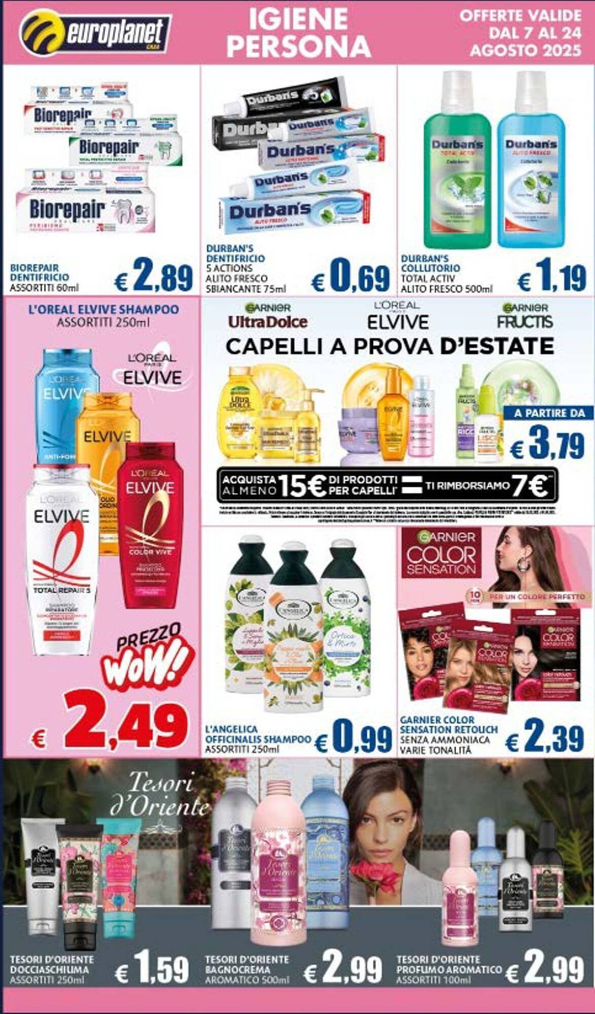 Volantino Europlanet Casa (2025-08-07 - 2025-08-24)