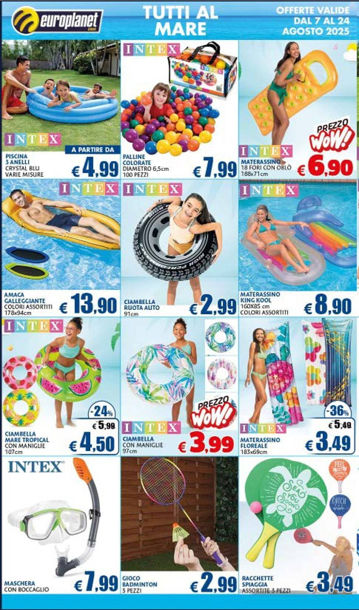 Volantino Europlanet Casa (2025-08-07 - 2025-08-24)