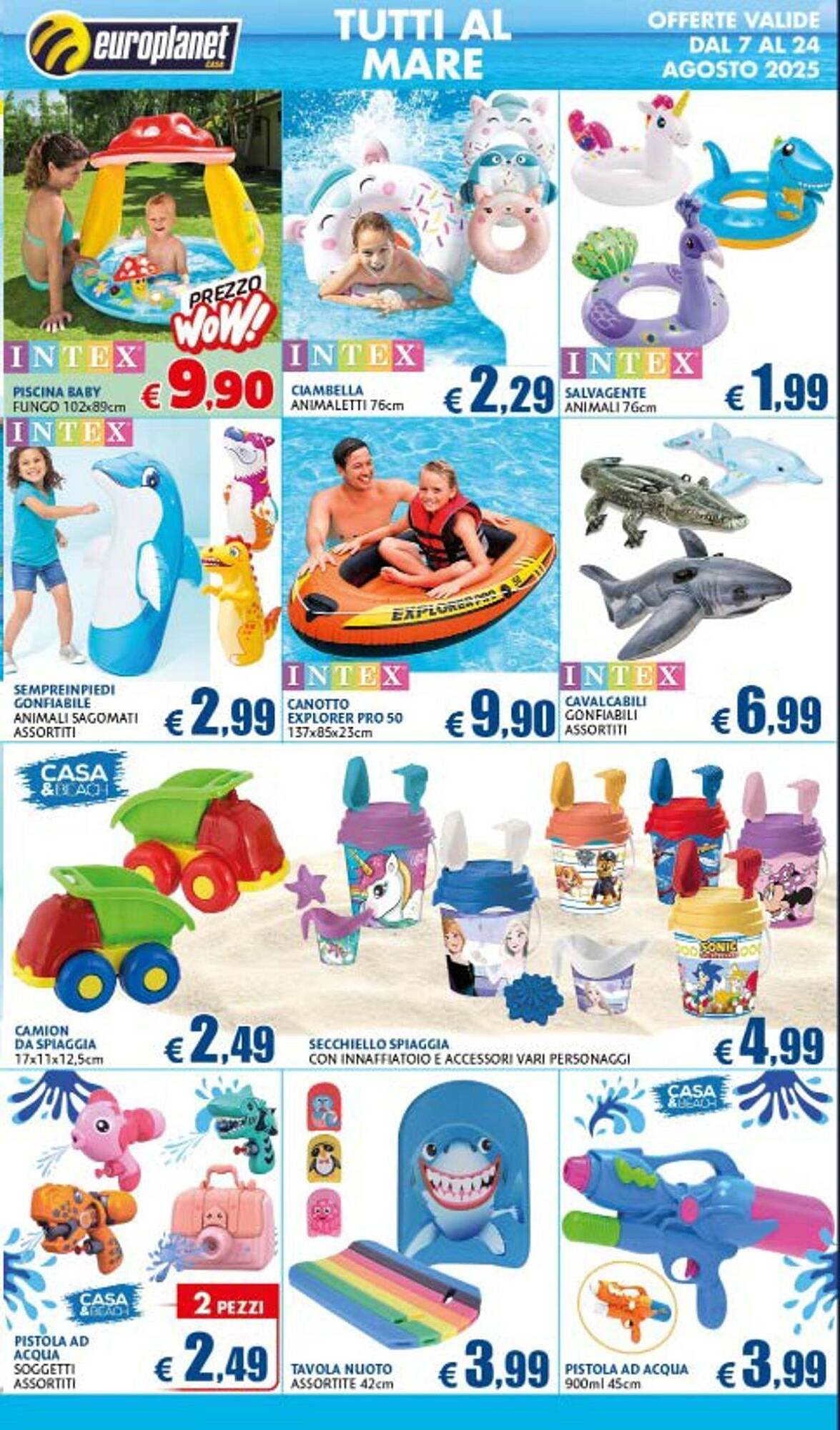 Volantino Europlanet Casa (2025-08-07 - 2025-08-24)