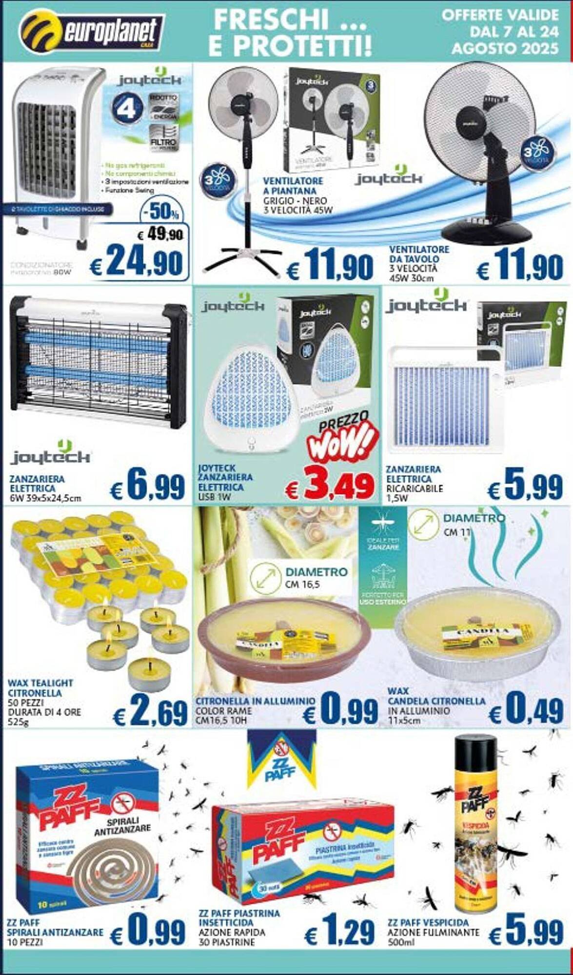 Volantino Europlanet Casa (2025-08-07 - 2025-08-24)