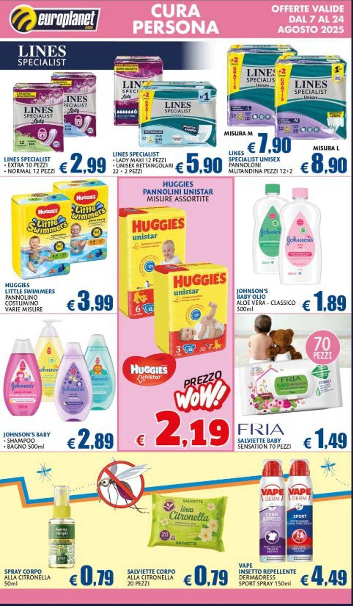 Volantino Europlanet Casa (2025-08-07 - 2025-08-24)