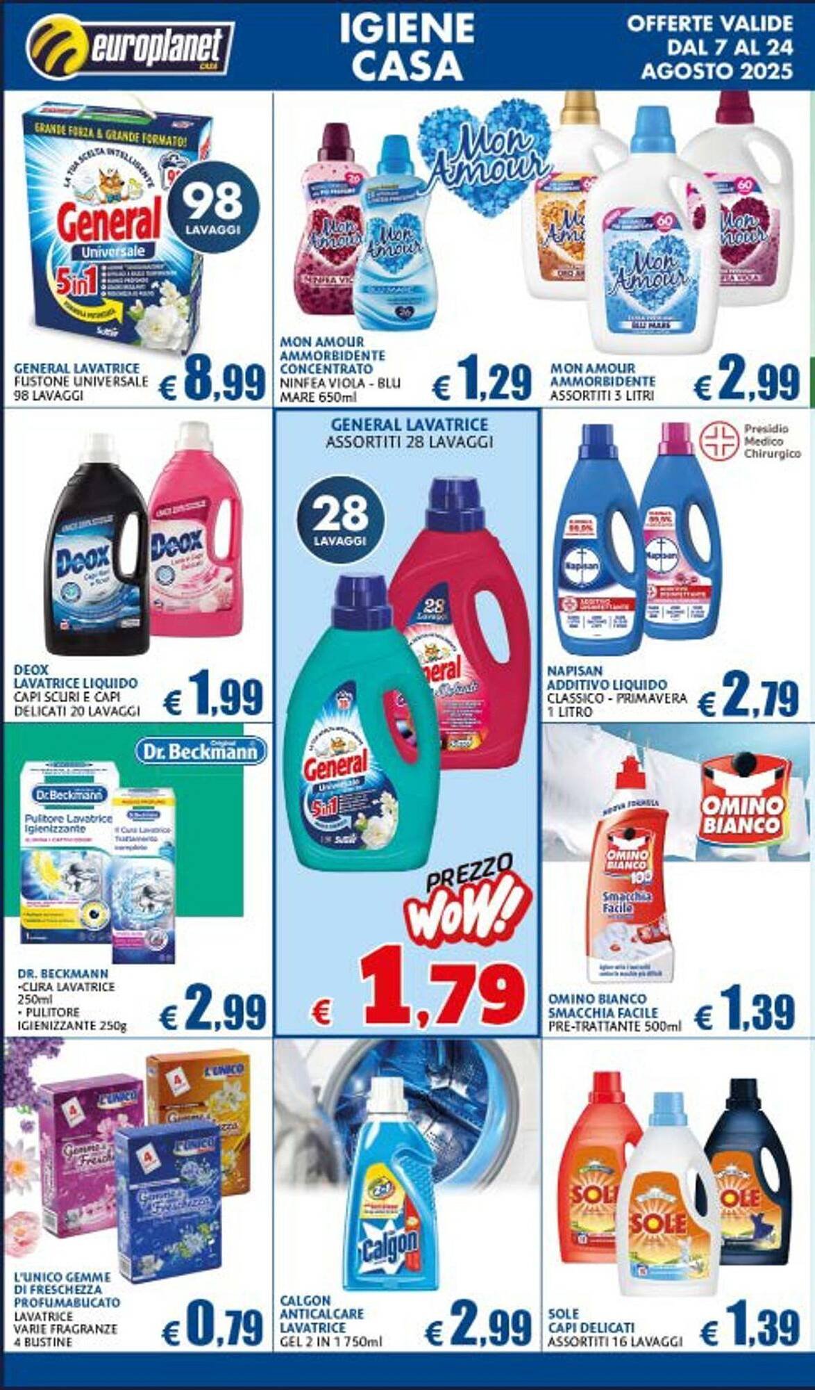 Volantino Europlanet Casa (2025-08-07 - 2025-08-24)