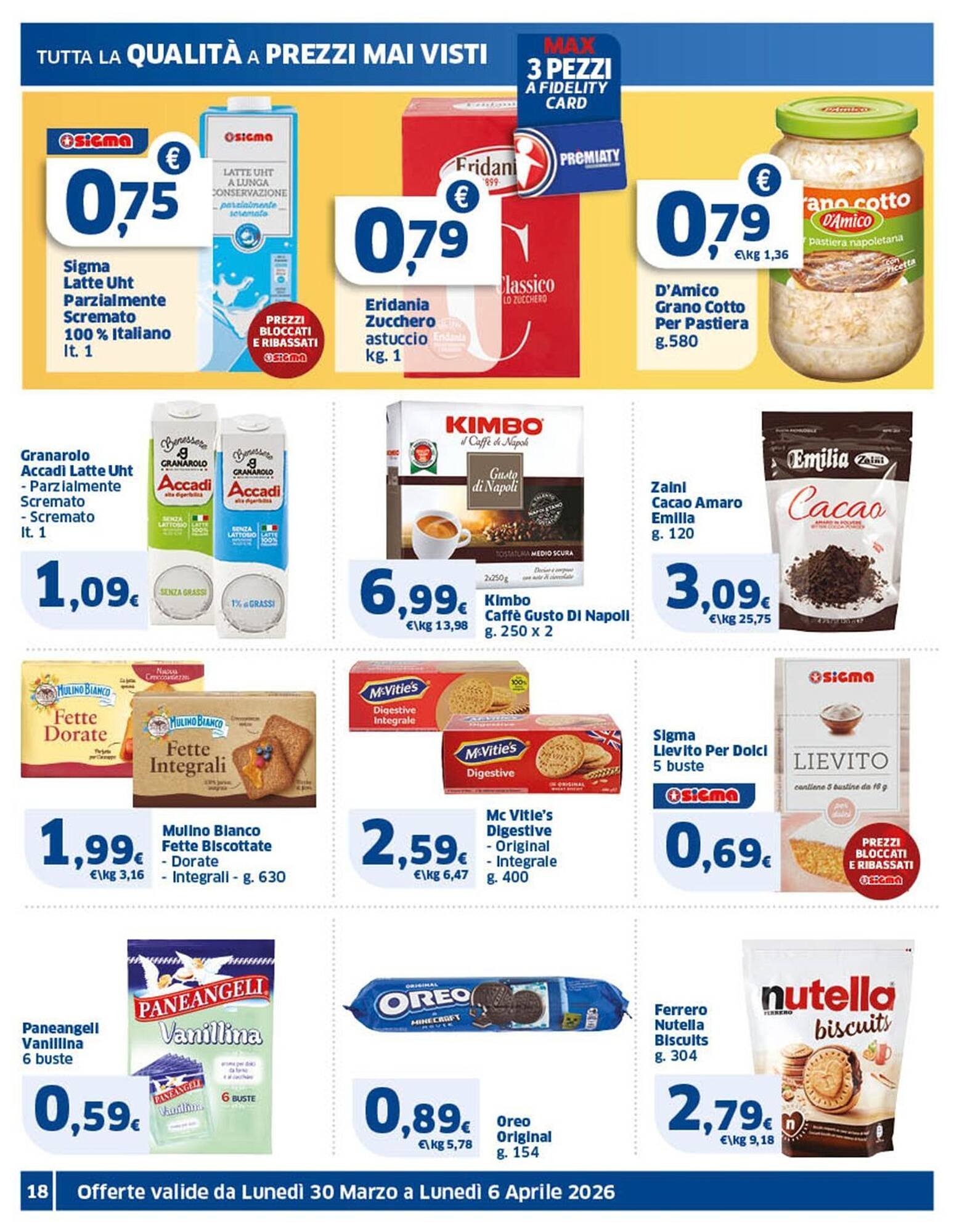 Volantino Sigma (2026-03-30 - 2026-04-06)
