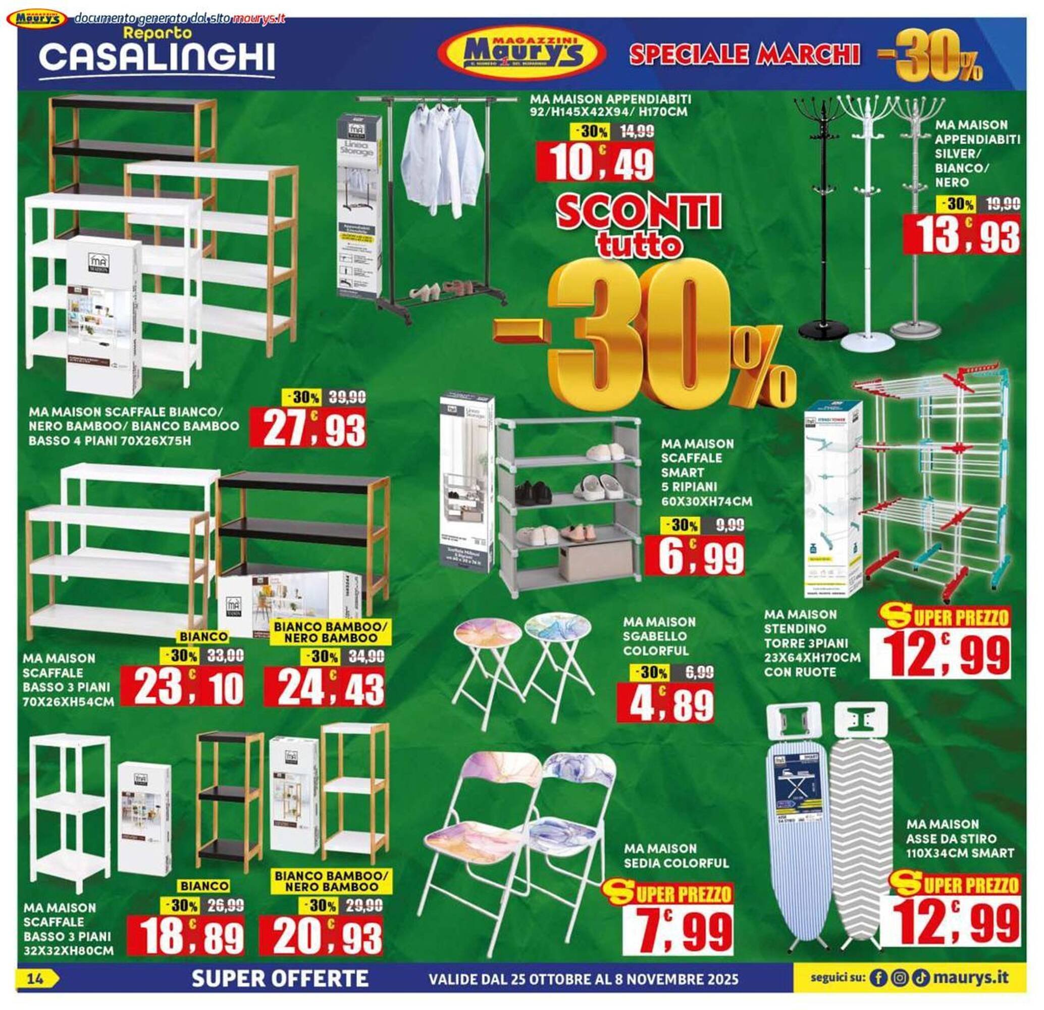 Volantino Maury&#039;s (2025-10-25 - 2025-11-08)