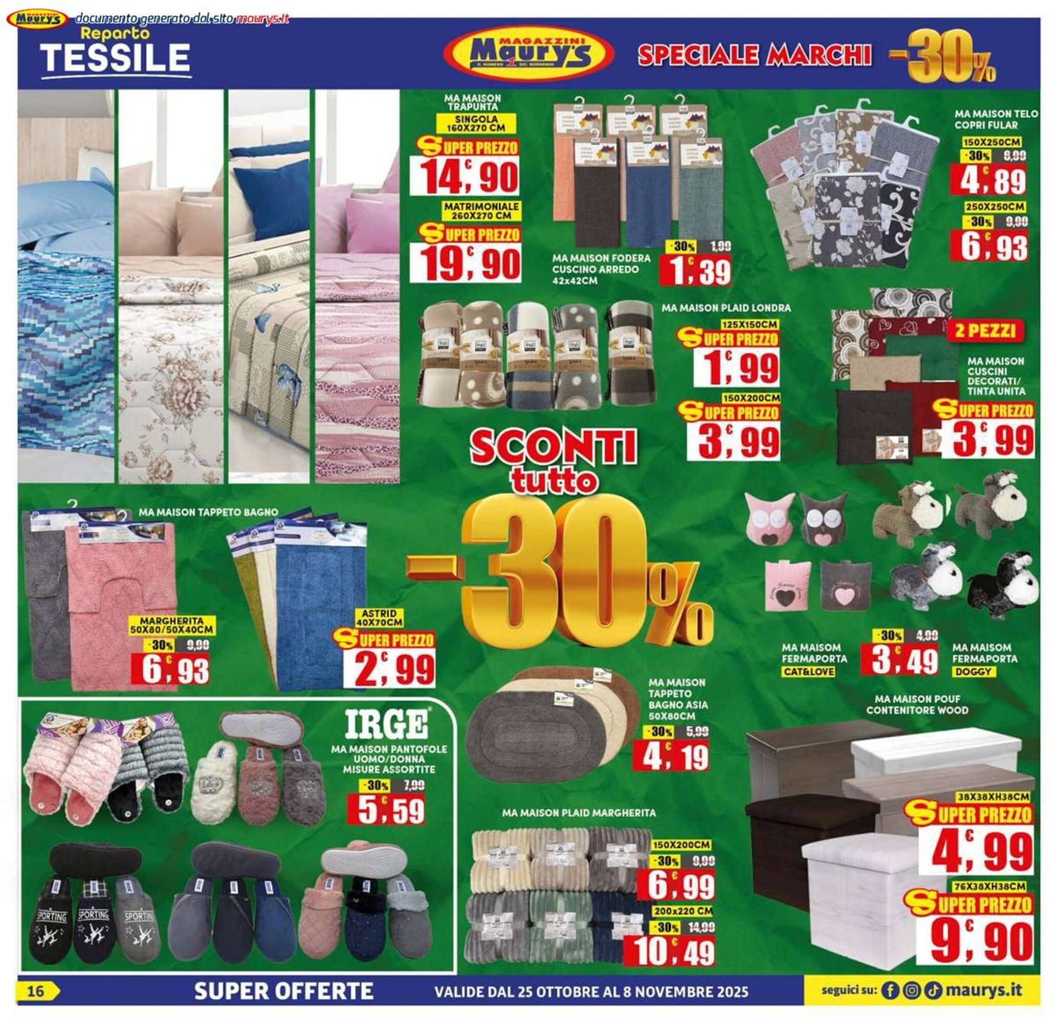 Volantino Maury&#039;s (2025-10-25 - 2025-11-08)