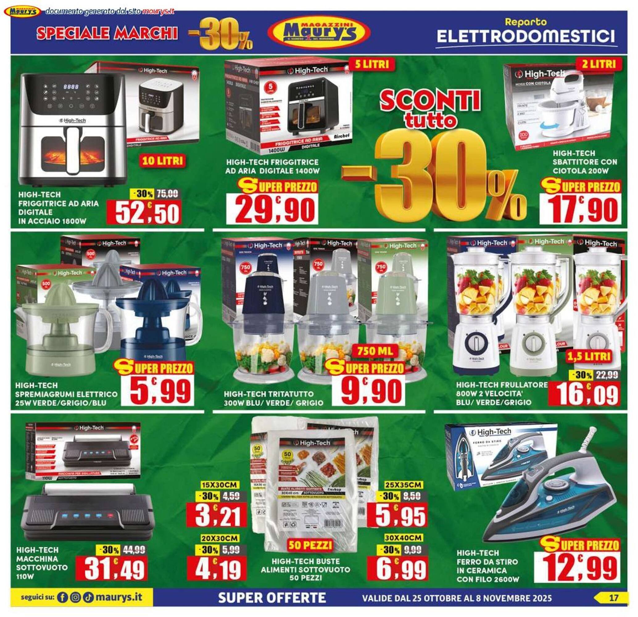 Volantino Maury&#039;s (2025-10-25 - 2025-11-08)