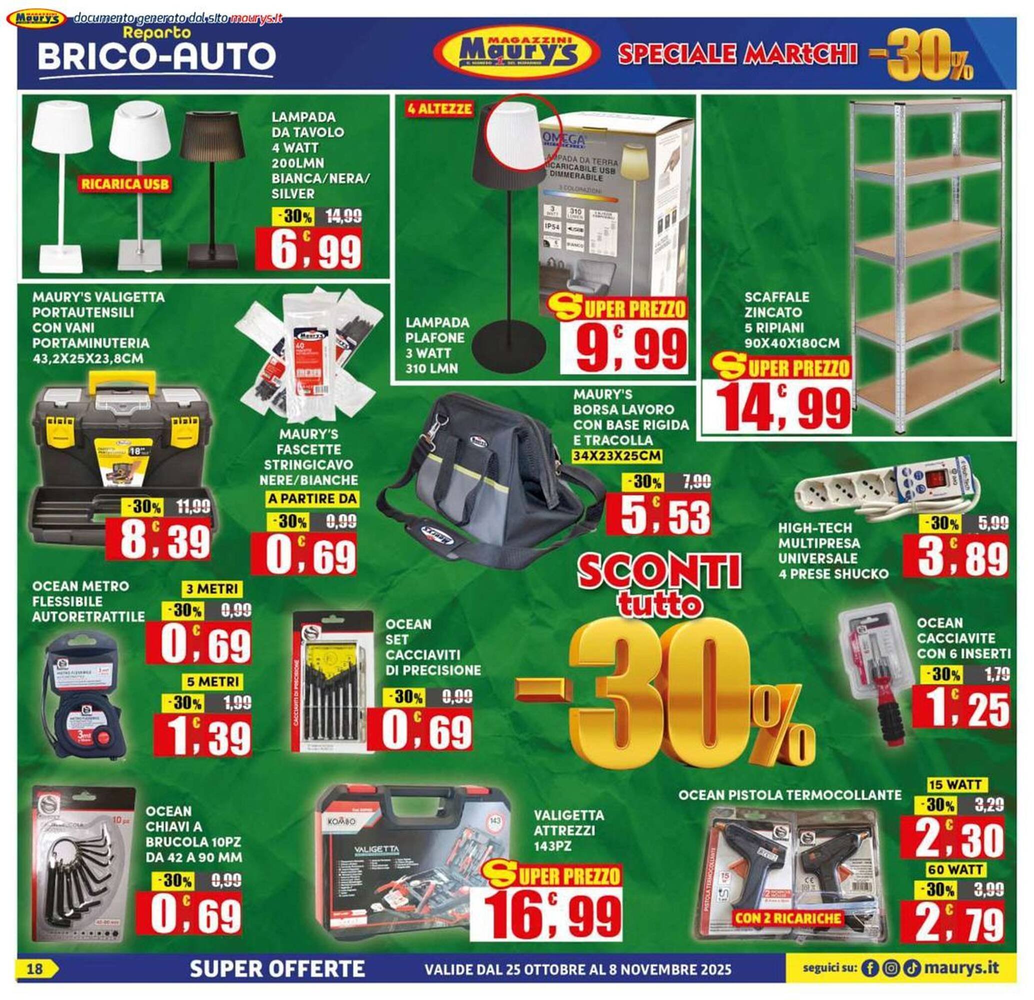 Volantino Maury&#039;s (2025-10-25 - 2025-11-08)