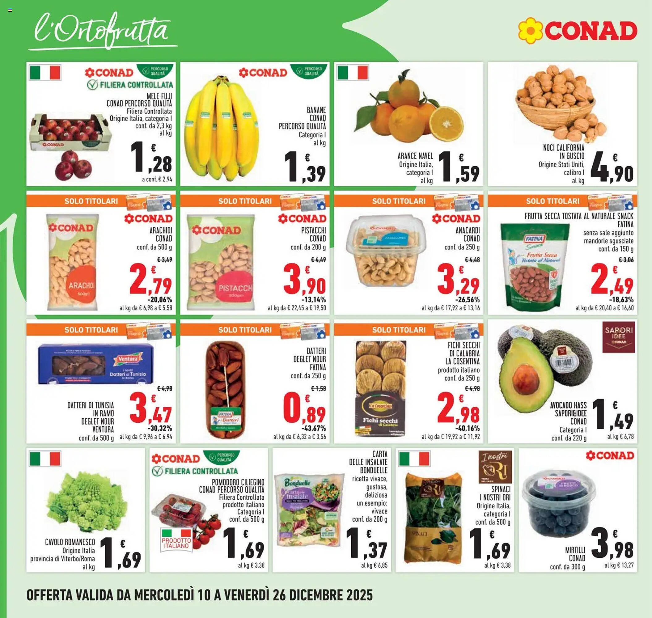 Volantino Conad (2025-12-10 - 2025-12-26)