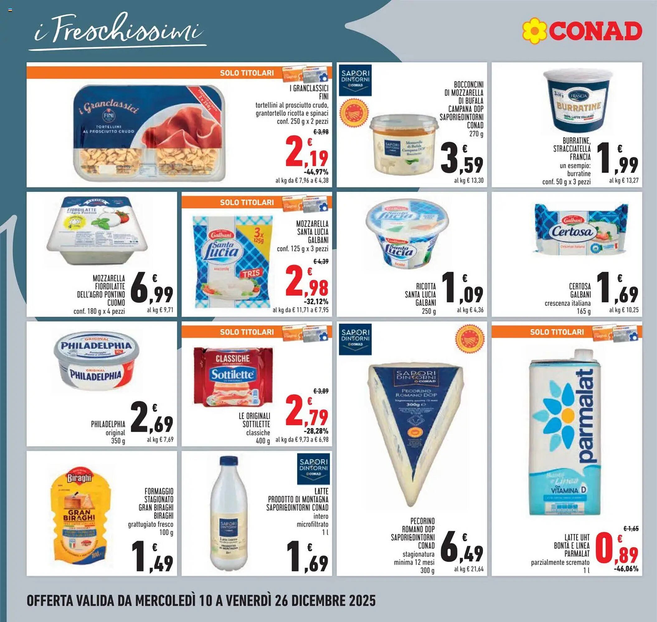Volantino Conad (2025-12-10 - 2025-12-26)
