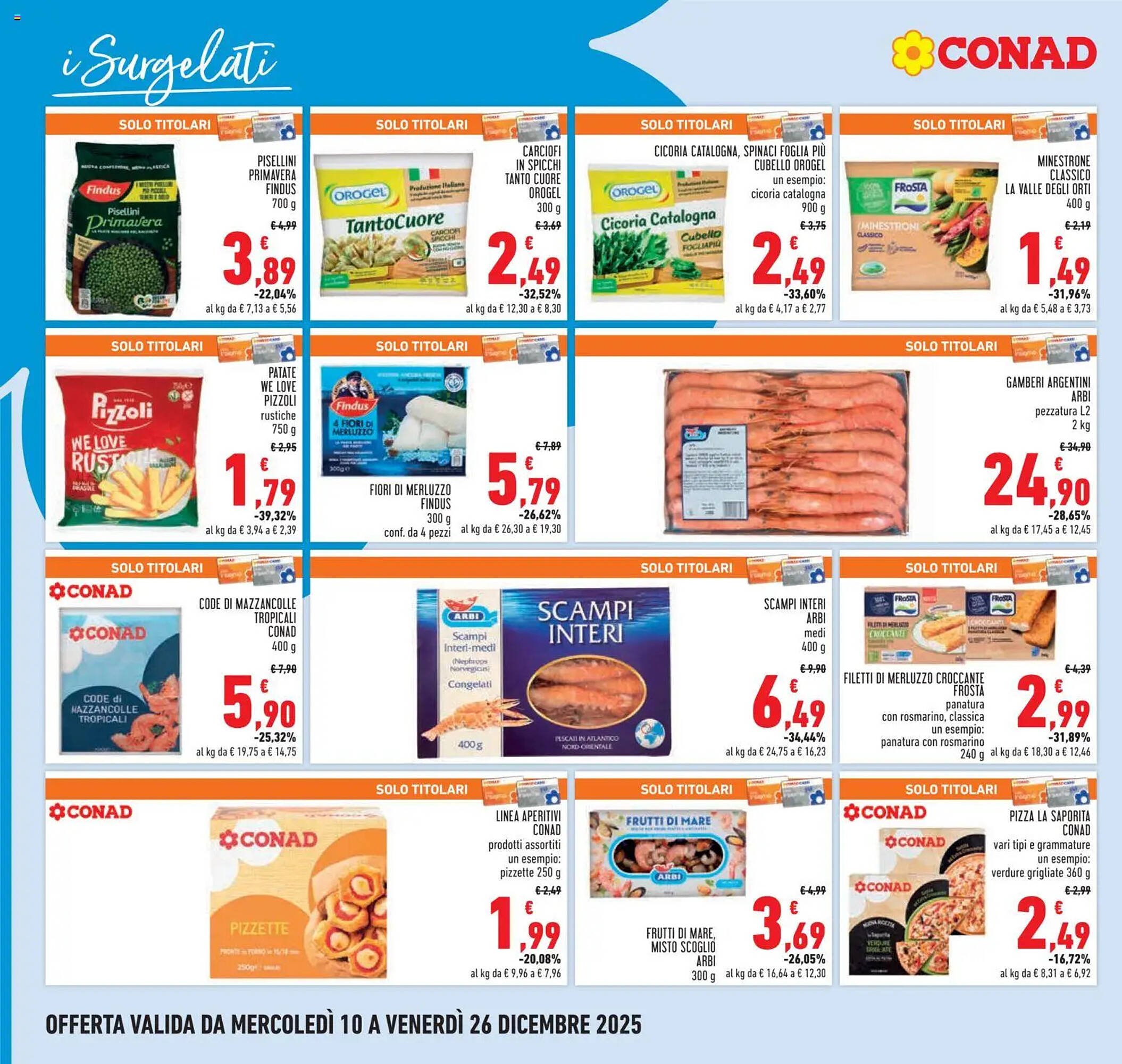 Volantino Conad (2025-12-10 - 2025-12-26)