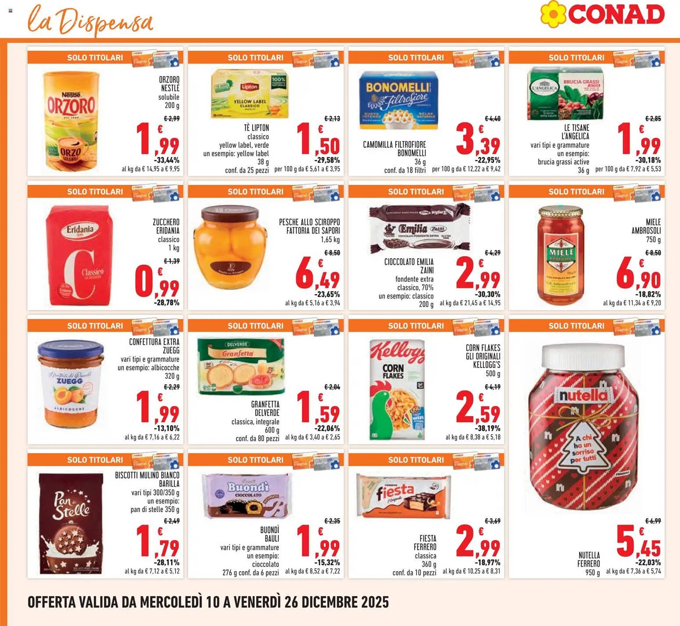 Volantino Conad (2025-12-10 - 2025-12-26)