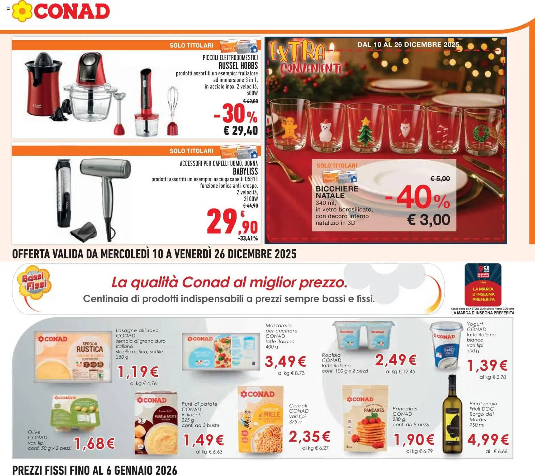 Volantino Conad (2025-12-10 - 2025-12-26)