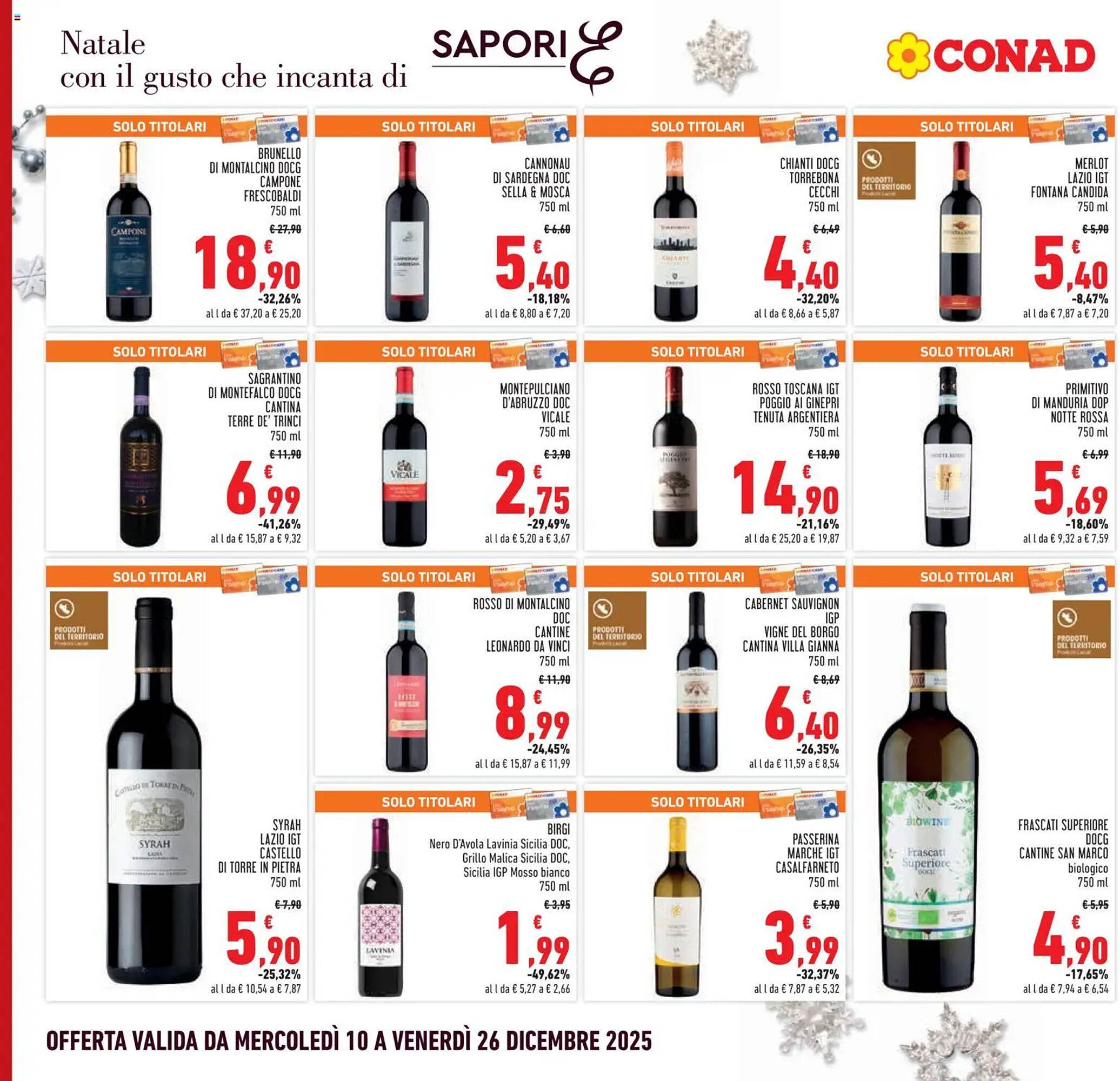 Volantino Conad (2025-12-10 - 2025-12-26)