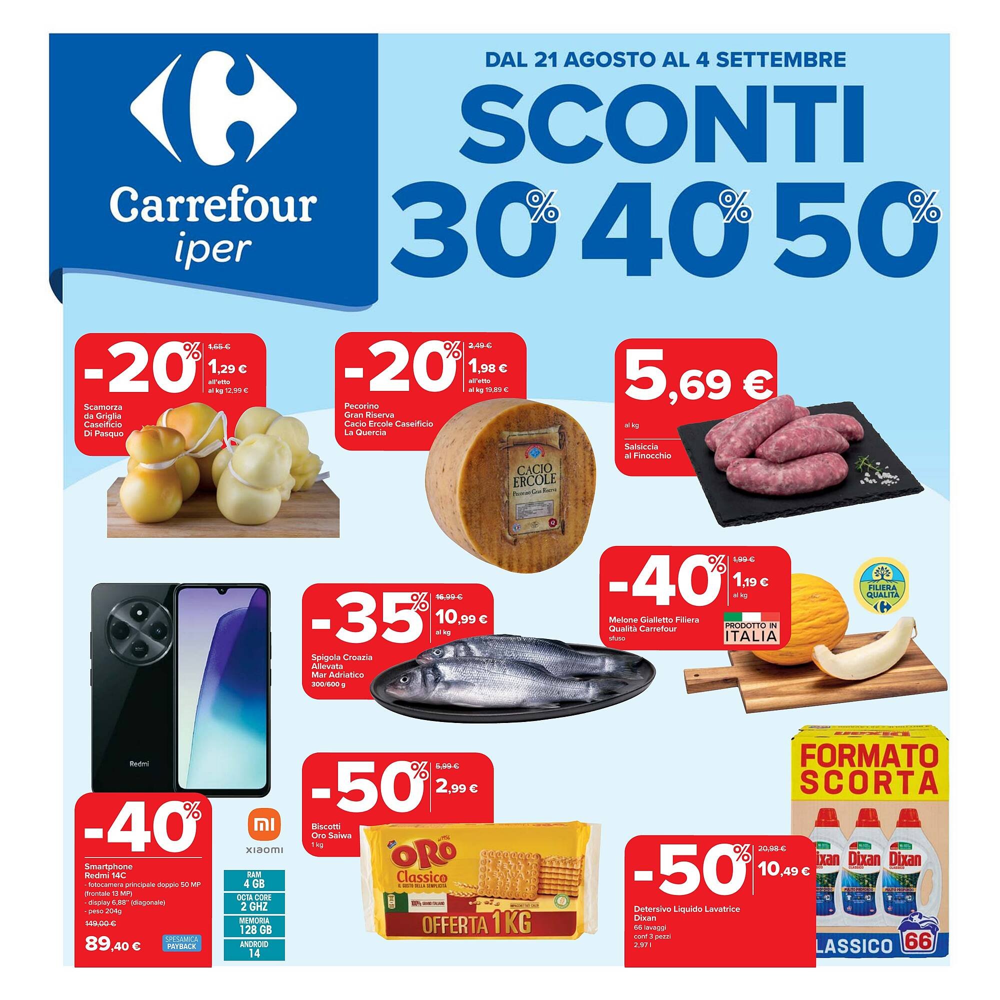 Volantino Carrefour (2025-08-21 - 2025-09-04)