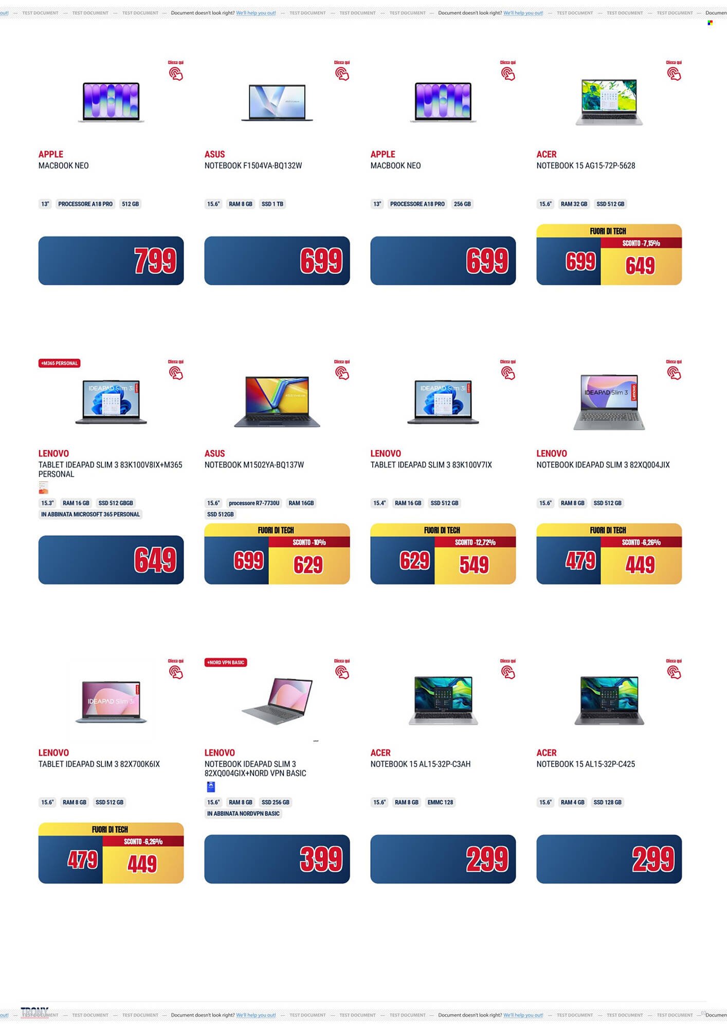 Volantino Trony (2026-04-28 - 2026-05-20)