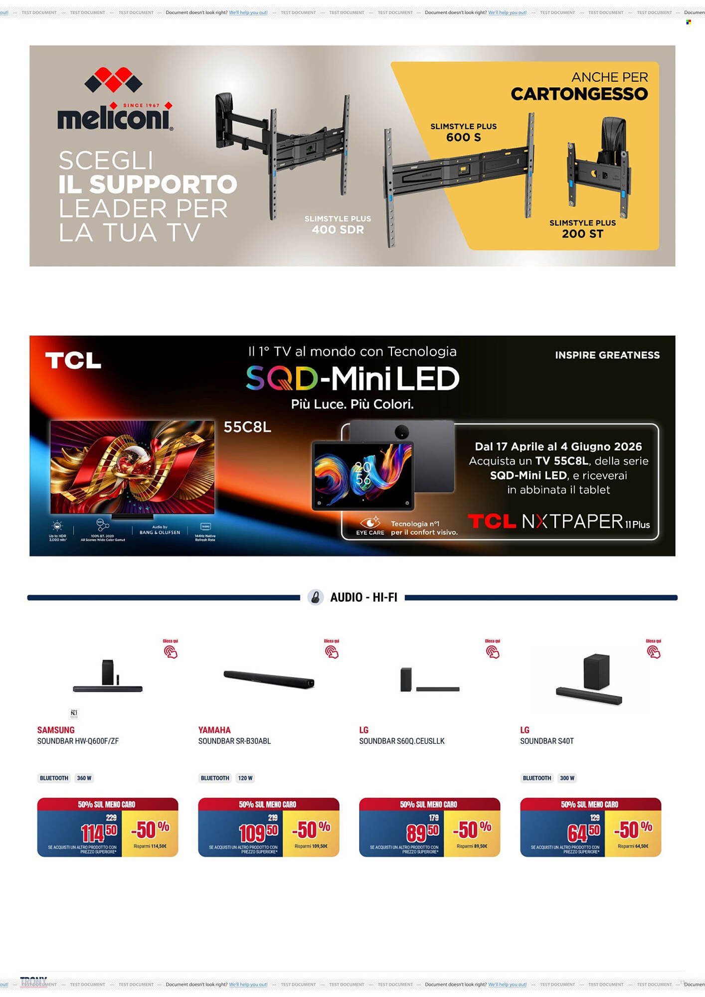 Volantino Trony (2026-04-28 - 2026-05-20)