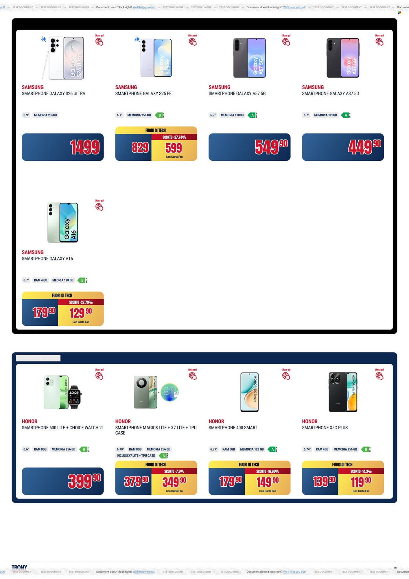 Volantino Trony (2026-04-28 - 2026-05-20)