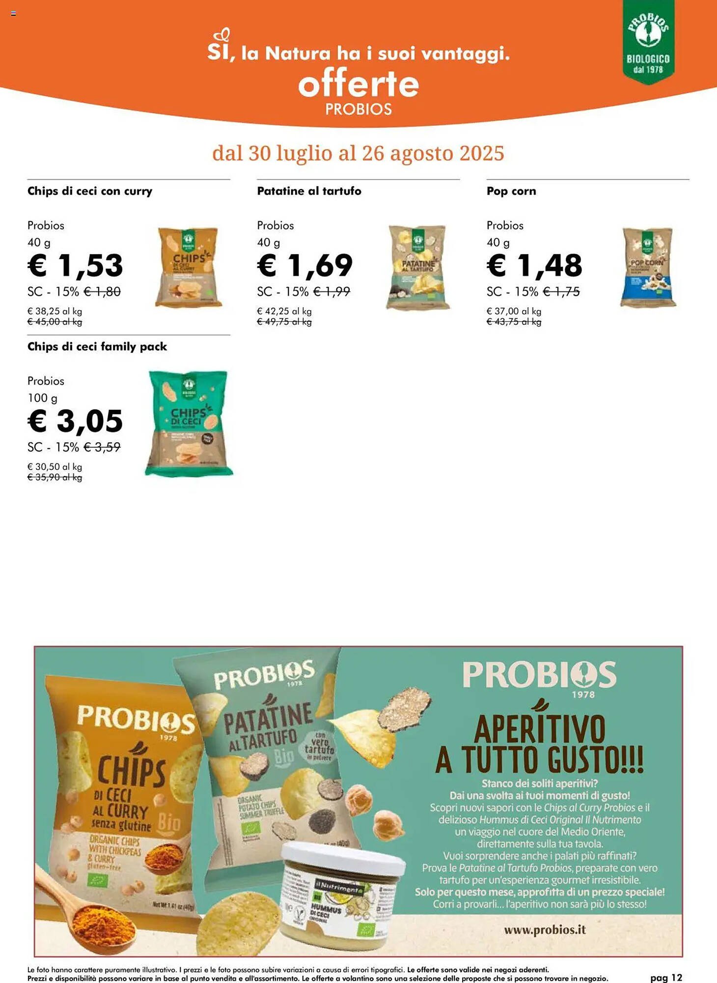 Volantino NaturaSì (2025-07-30 - 2025-08-26)