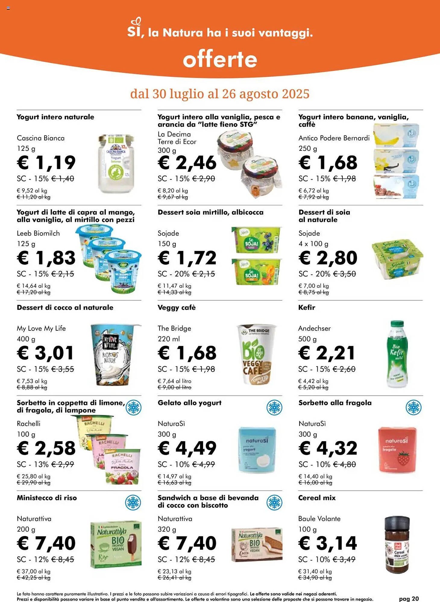 Volantino NaturaSì (2025-07-30 - 2025-08-26)