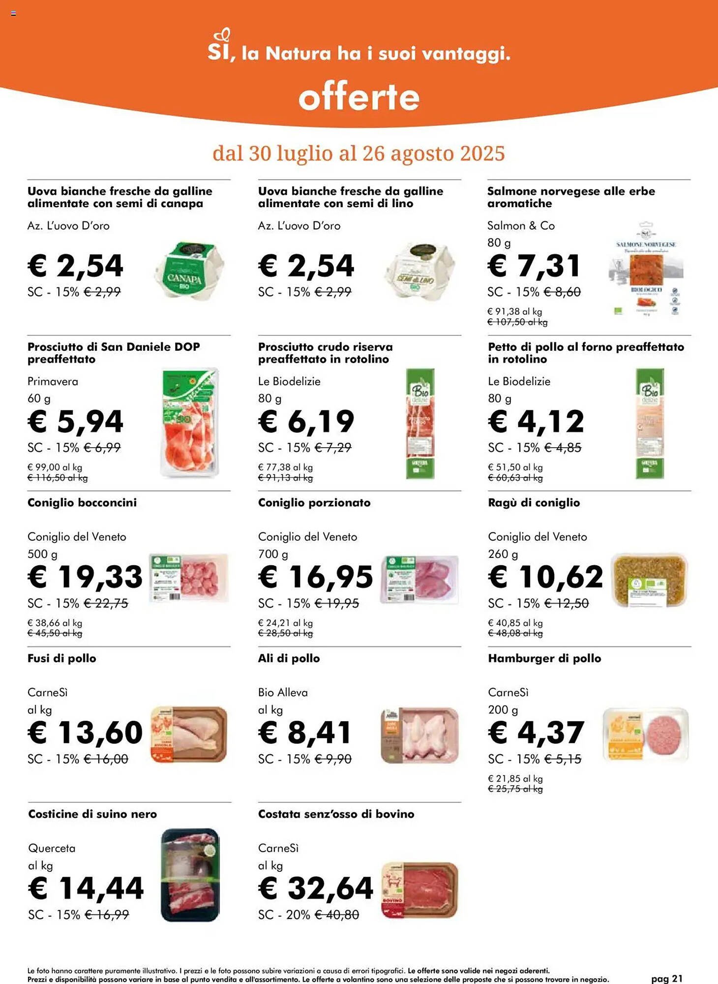 Volantino NaturaSì (2025-07-30 - 2025-08-26)