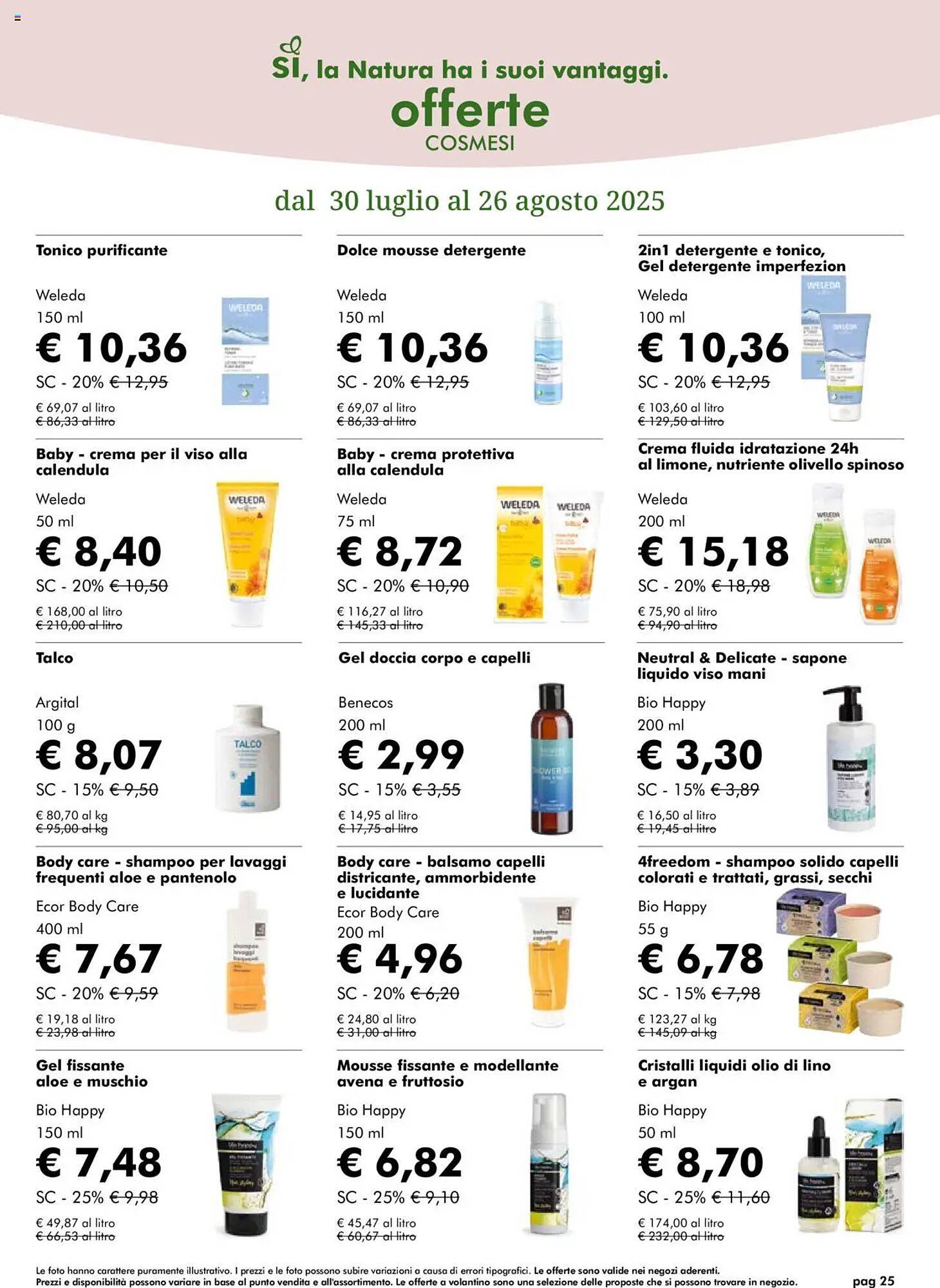 Volantino NaturaSì (2025-07-30 - 2025-08-26)