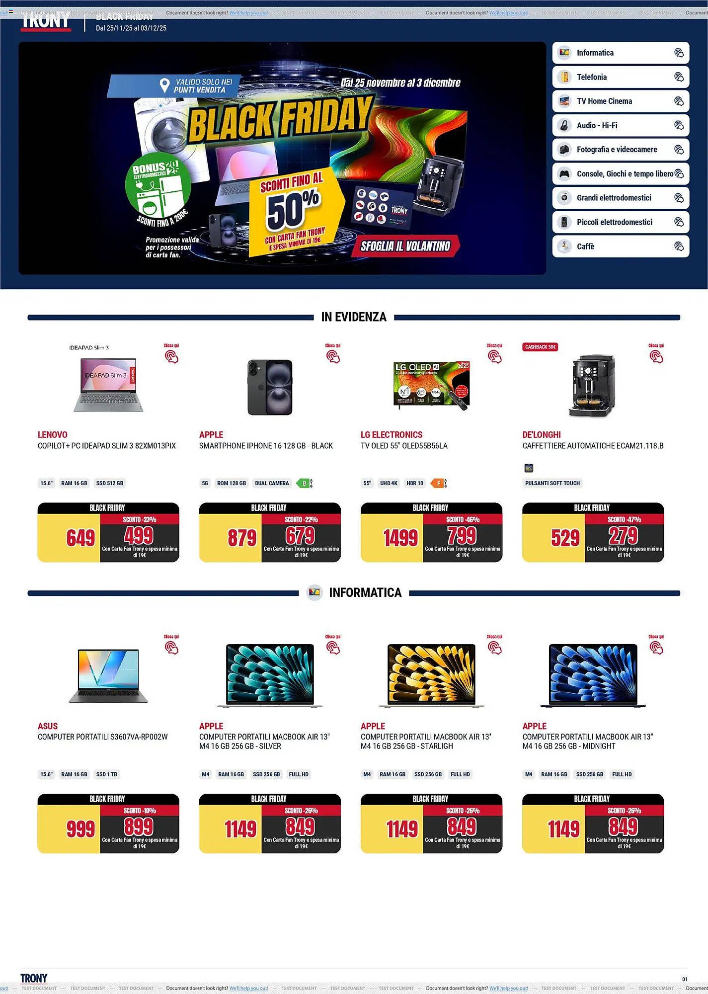 Volantino Trony (2025-11-25 - 2025-12-03)