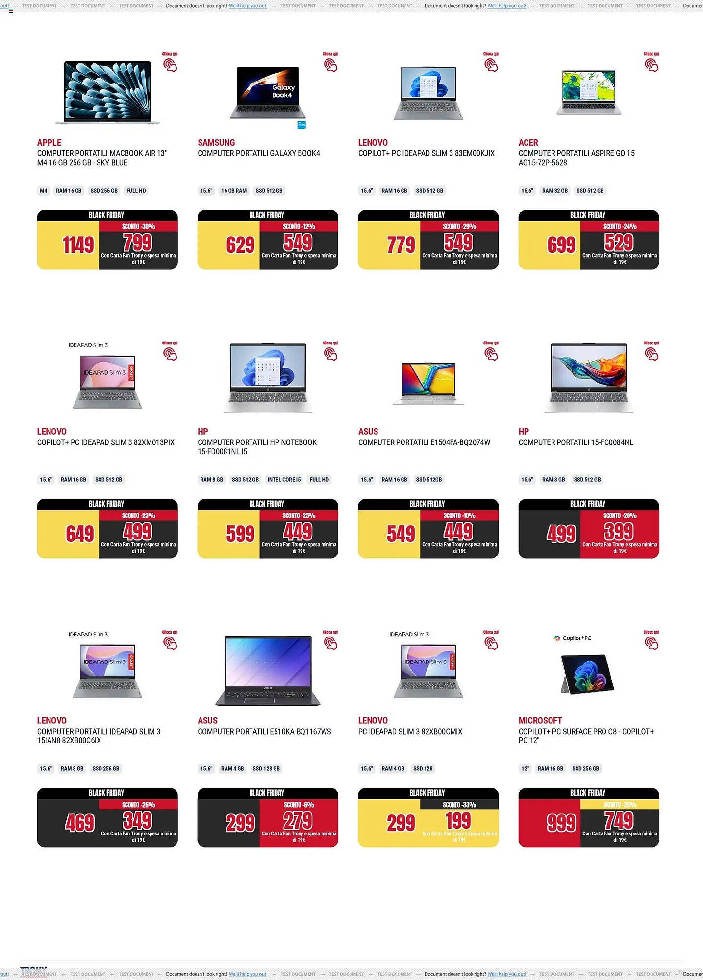 Volantino Trony (2025-11-25 - 2025-12-03)