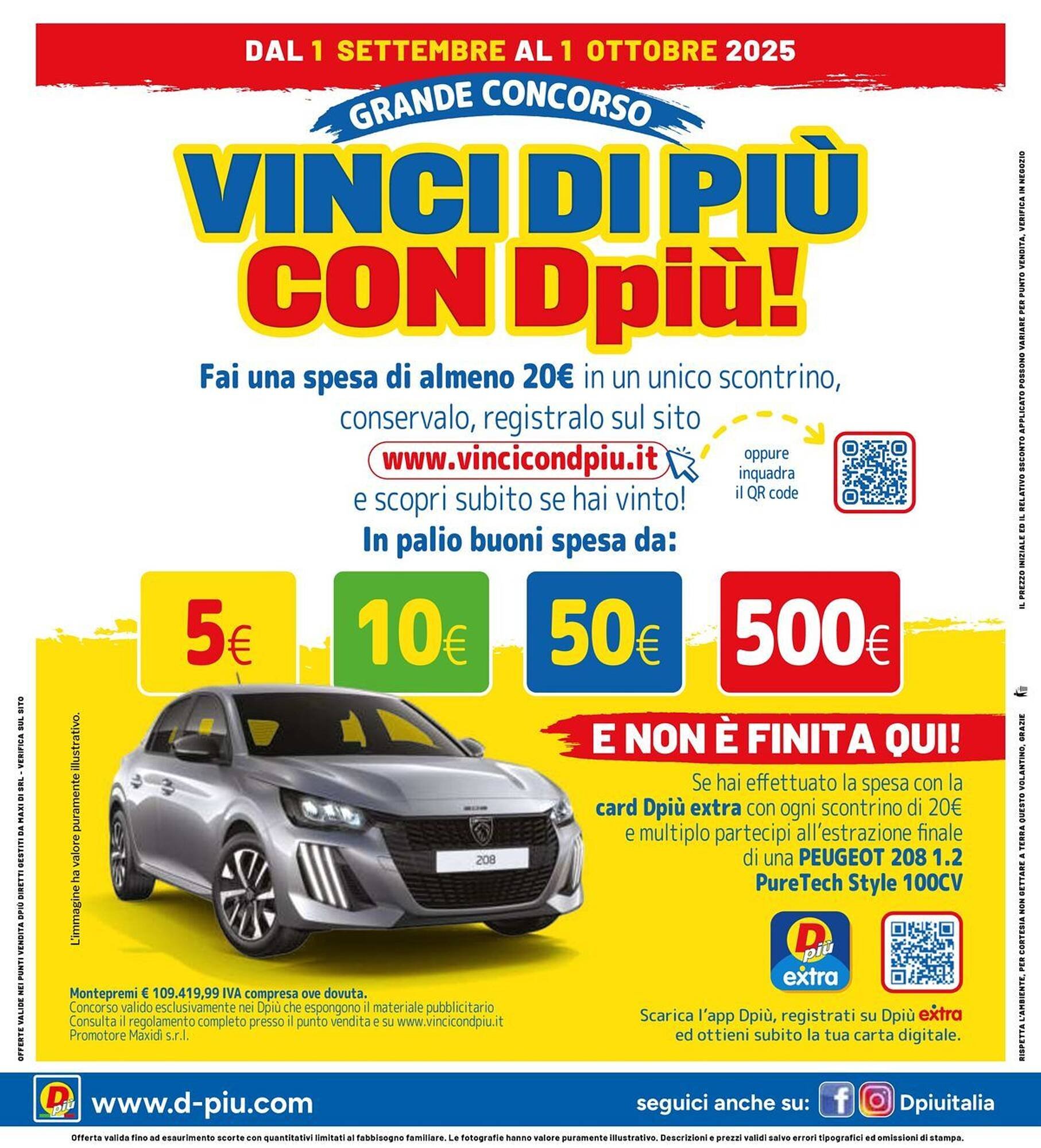 Volantino DPiù (2025-09-01 - 2025-09-14)