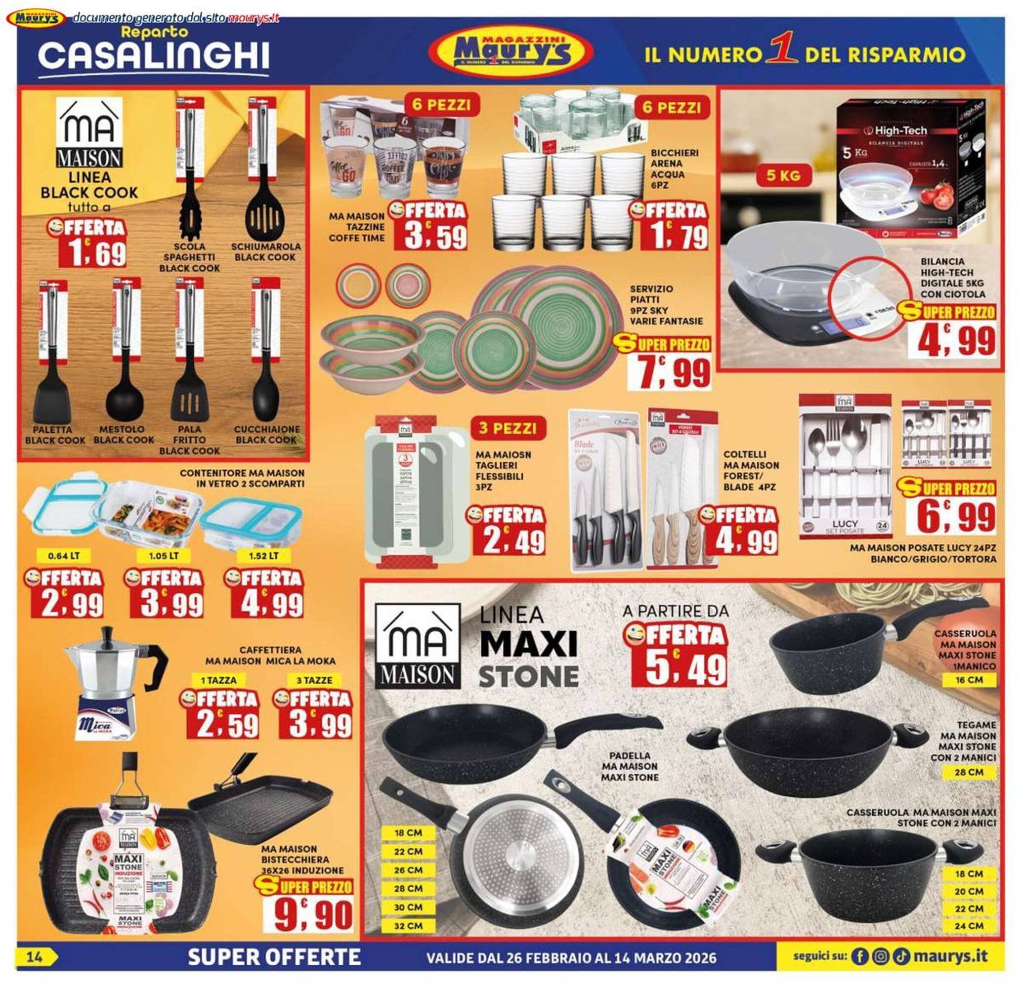 Volantino Maury's (2026-02-26 - 2026-03-14)
