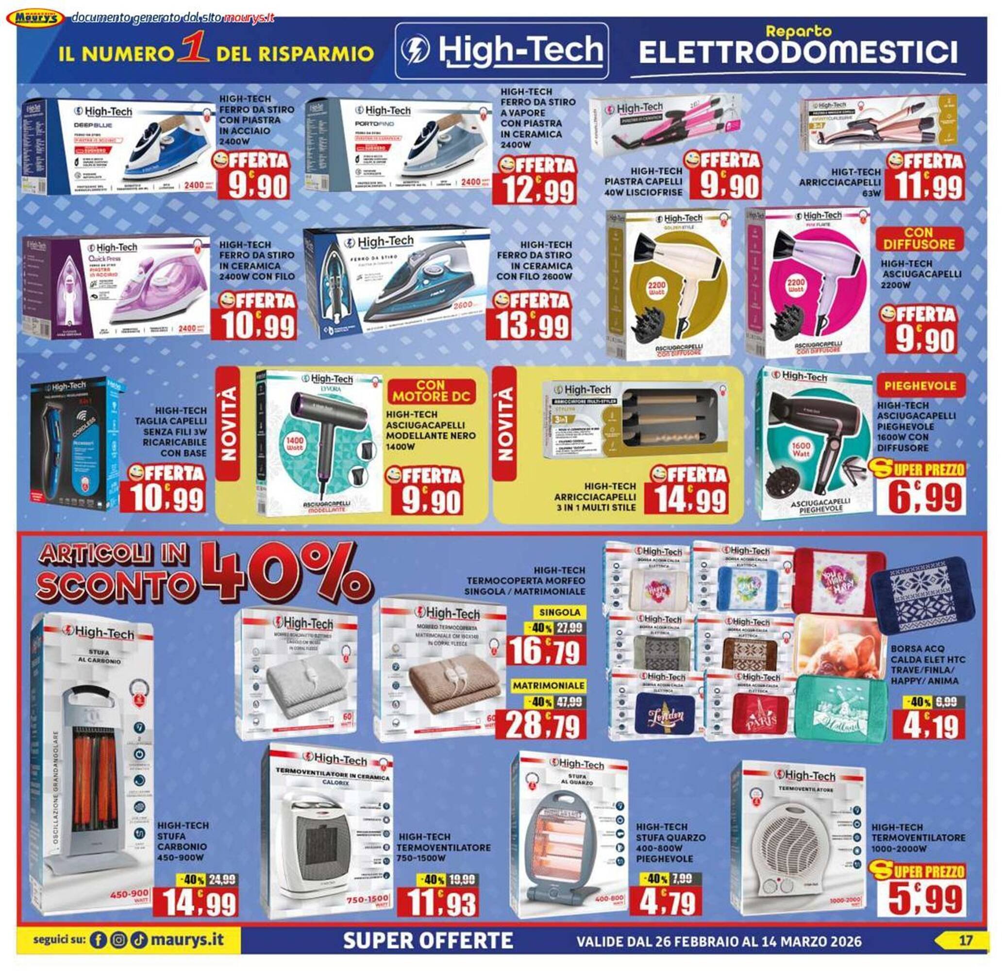 Volantino Maury's (2026-02-26 - 2026-03-14)