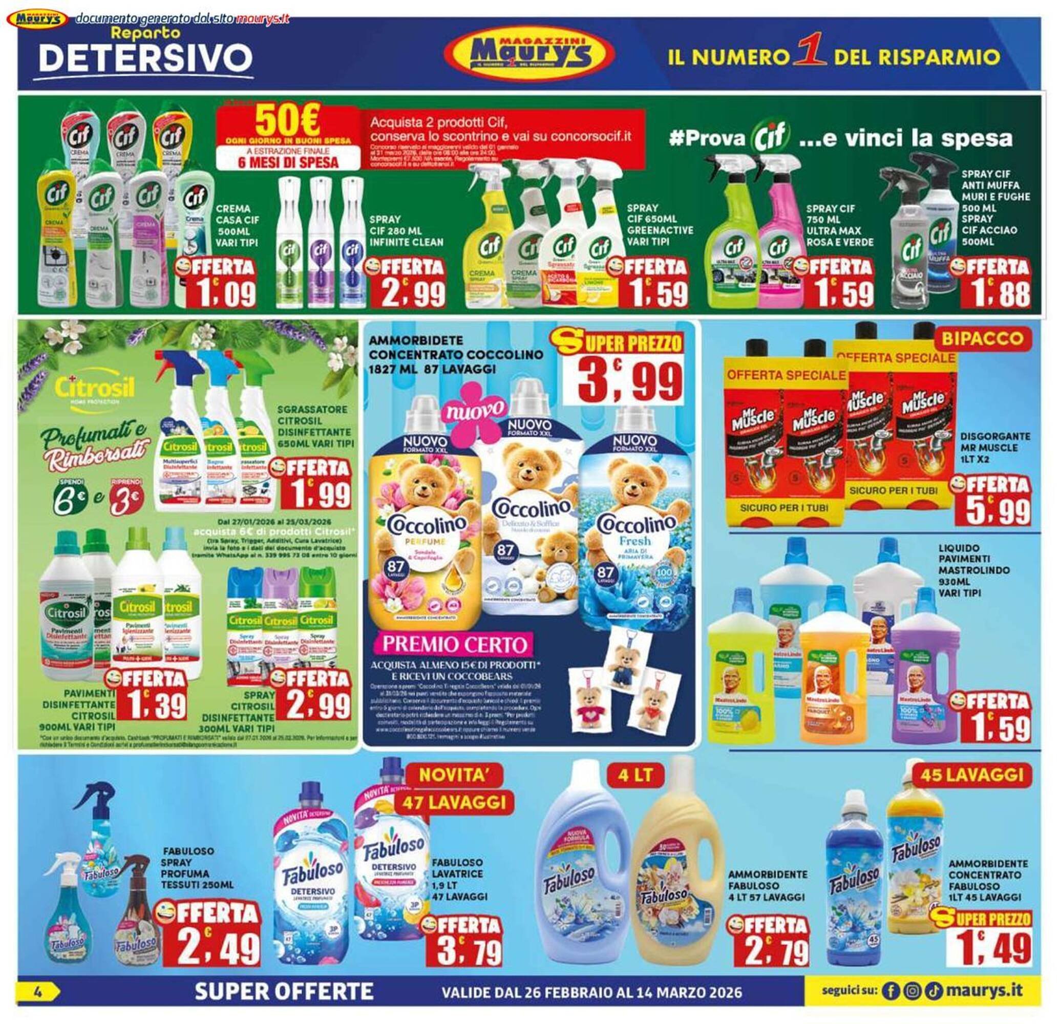 Volantino Maury's (2026-02-26 - 2026-03-14)